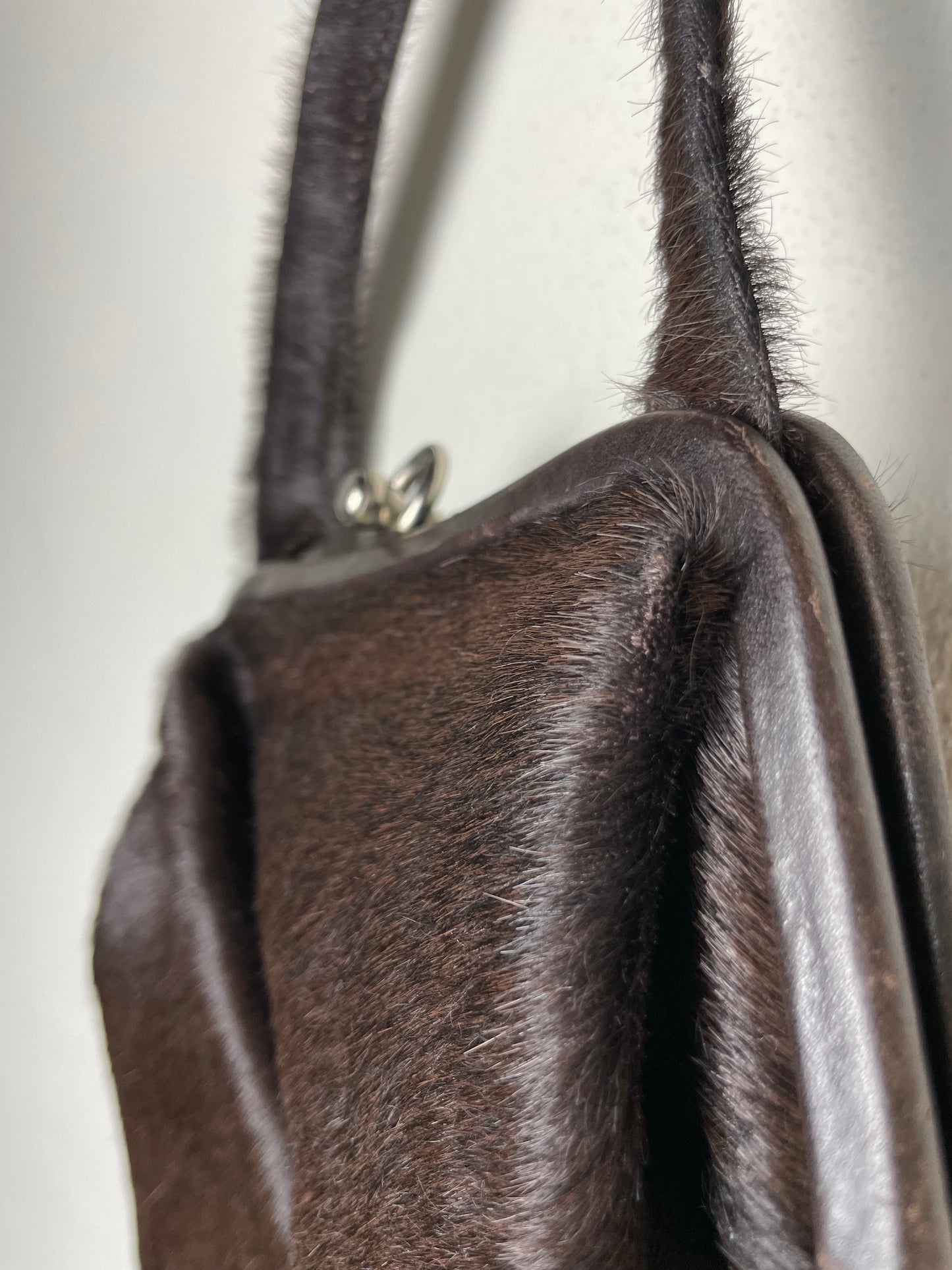 Borsetta in vera pelle cavallino