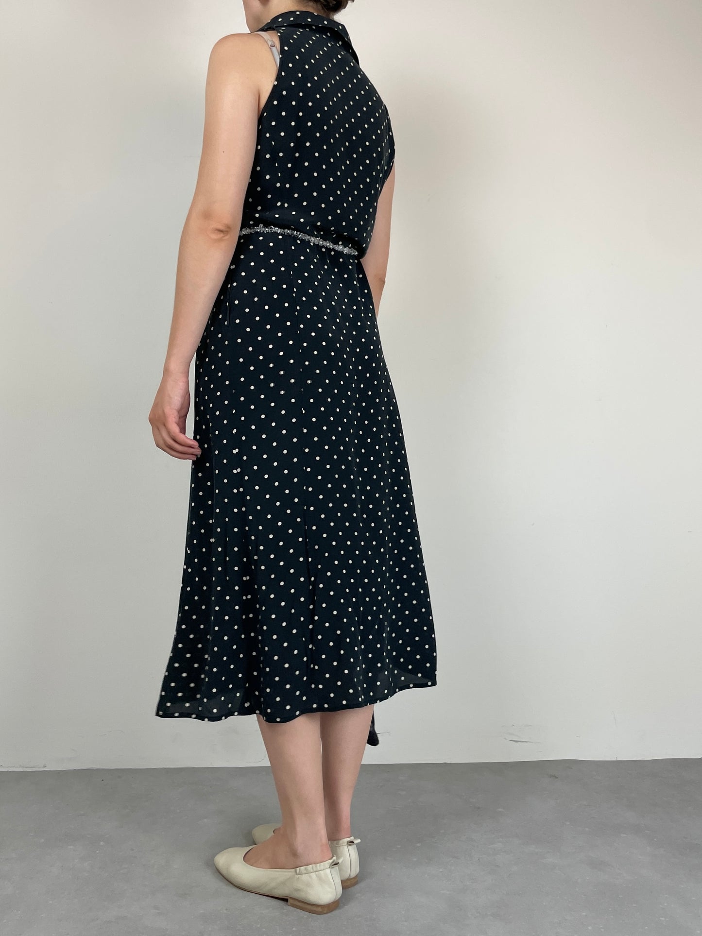 Abito MAX MARA in pura seta a pois