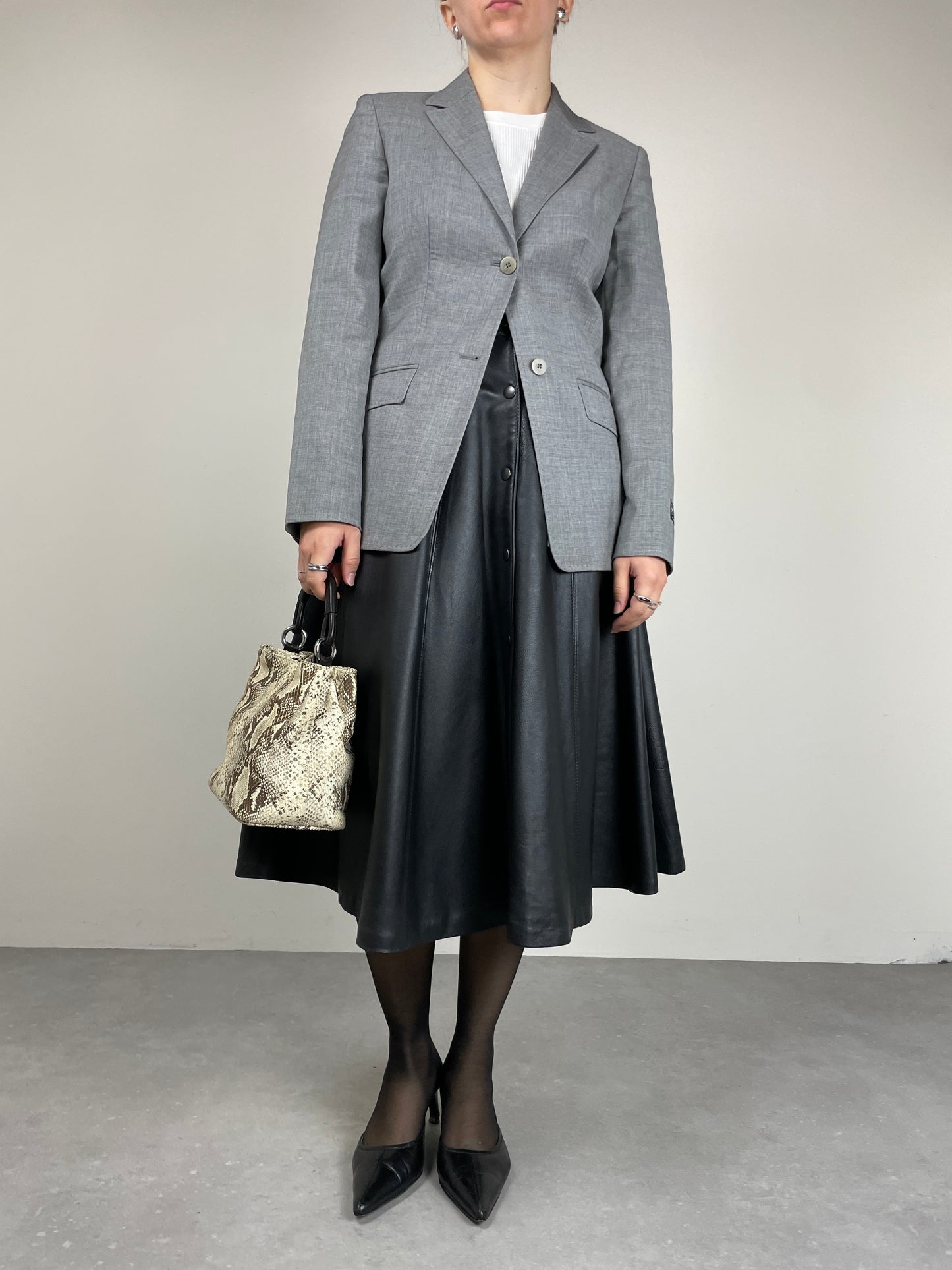Blazer vintage in fresco di lana