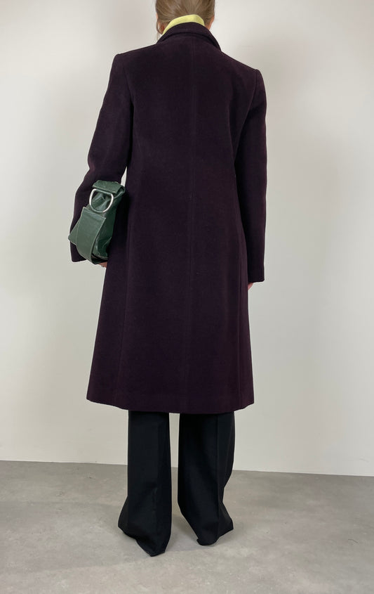 Wool and mohair soft coat