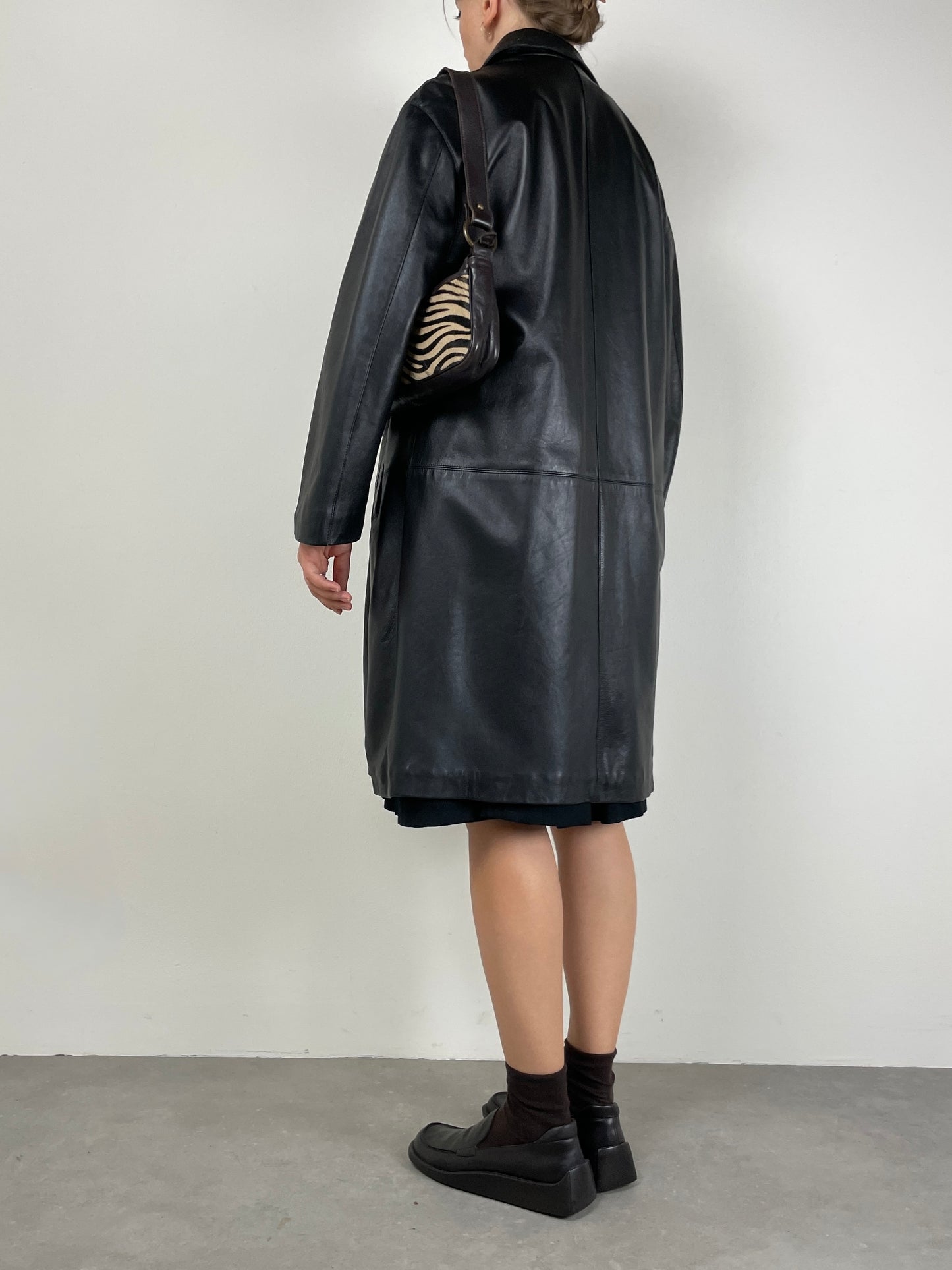 Giacca vintage in vera pelle Made in Italy
