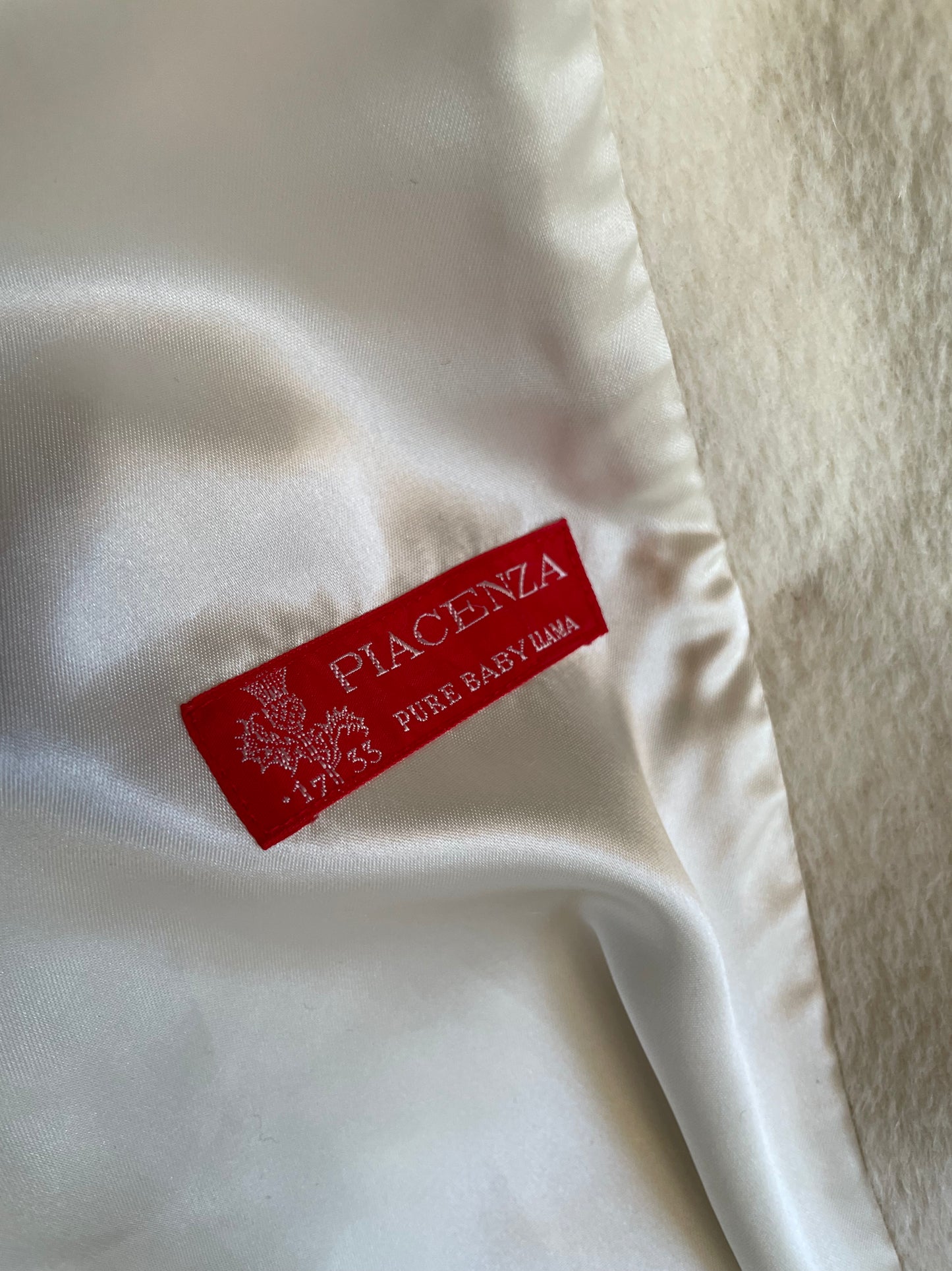 Baby Llama soft wool coat