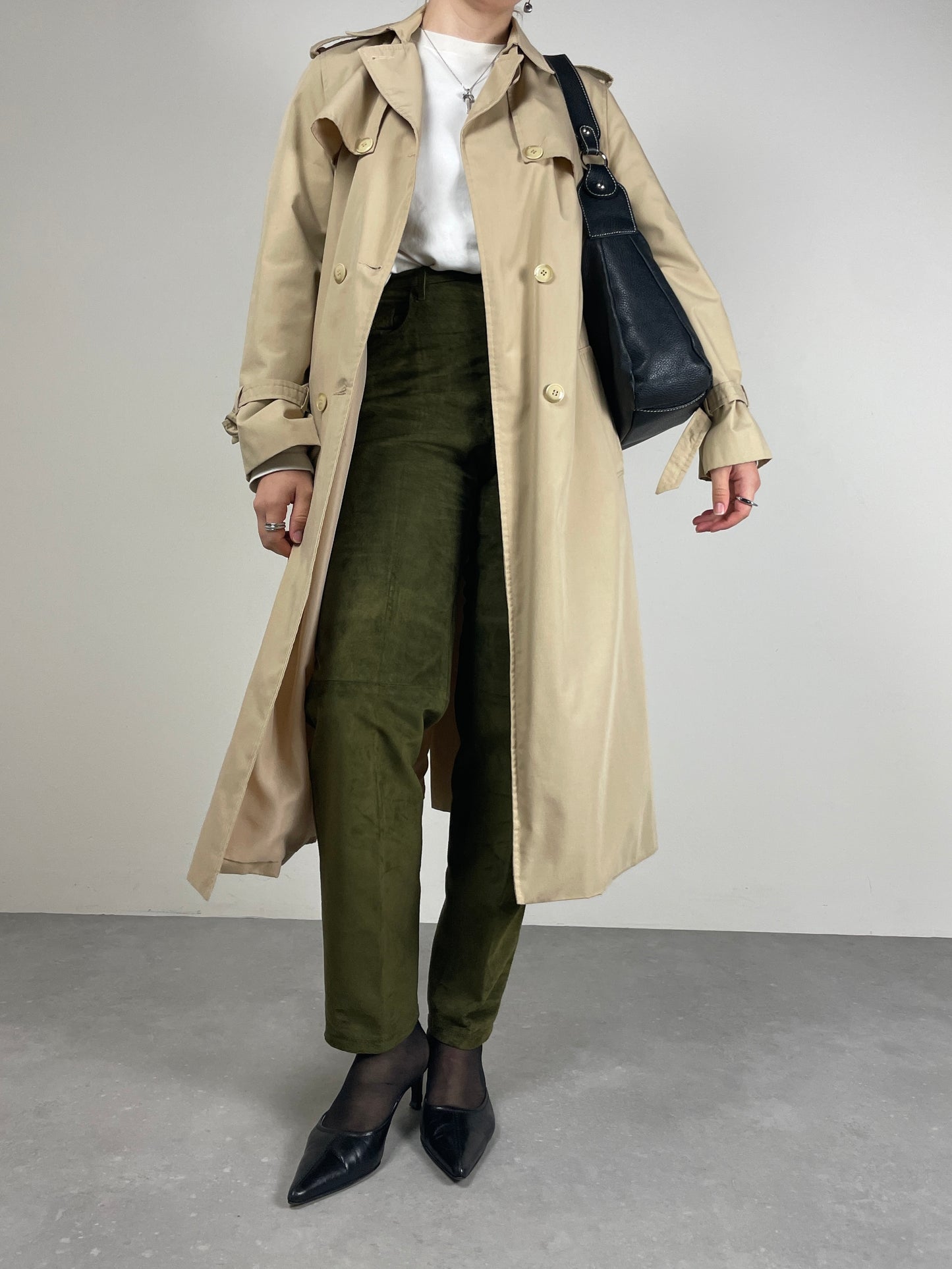 Trench vintage a doppiopetto