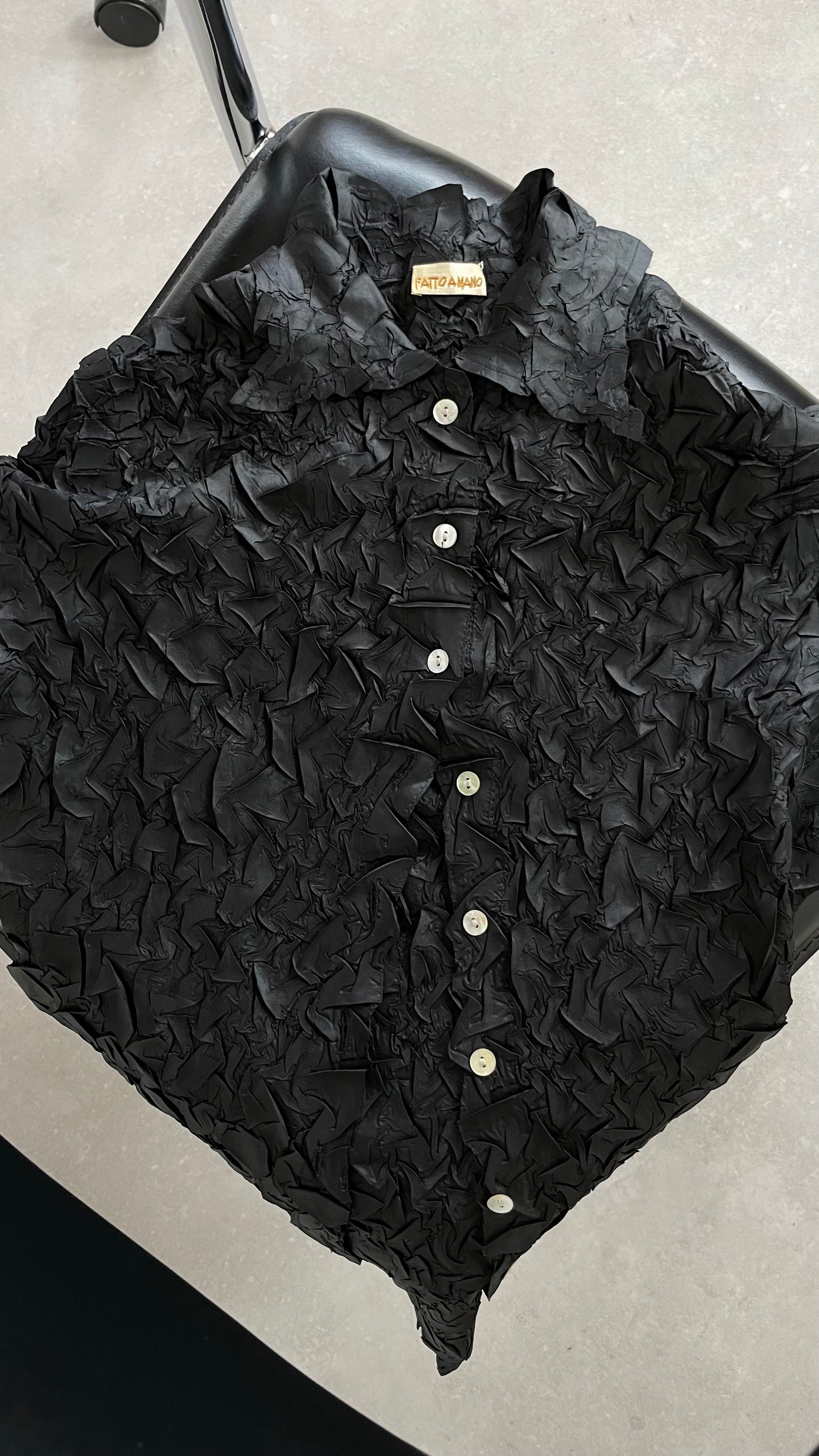 Crinkle handmade shirt