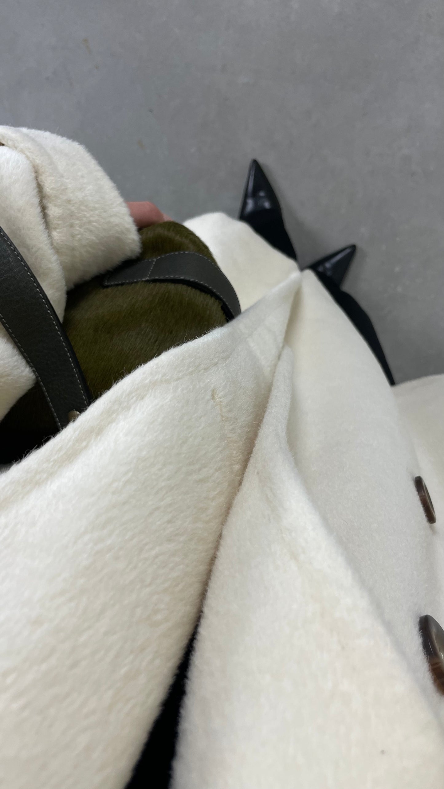 Baby Llama soft wool coat