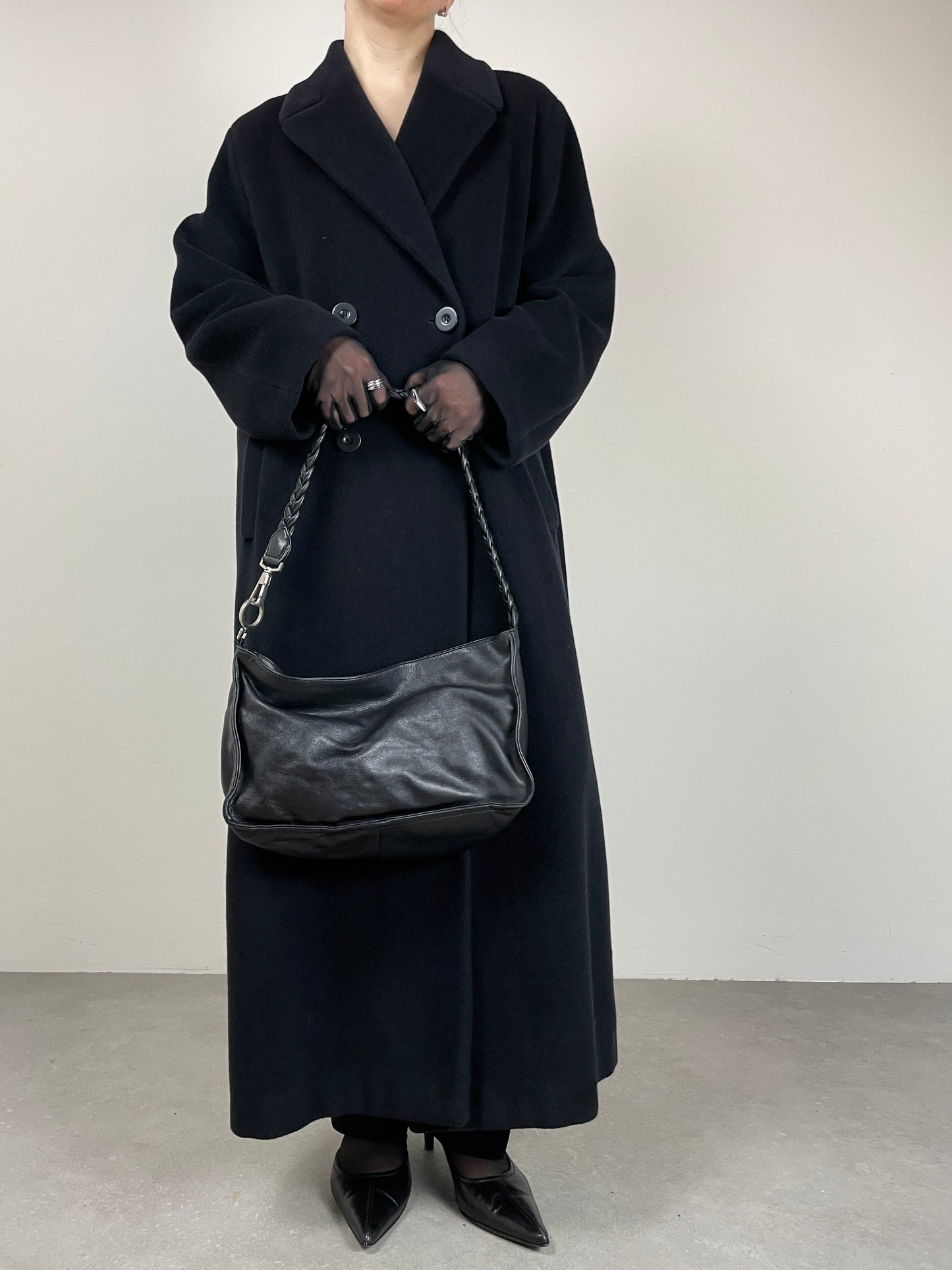 Borsa a spalla in vera pelle