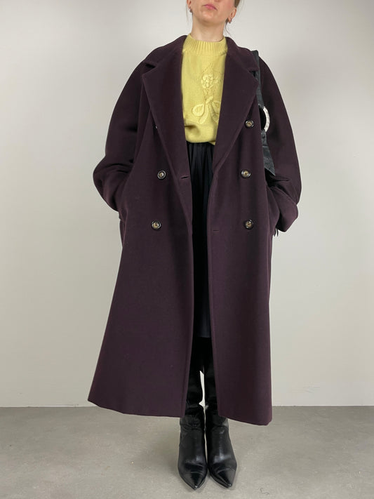 Marina Rinaldi cappotto in lana e cashmere