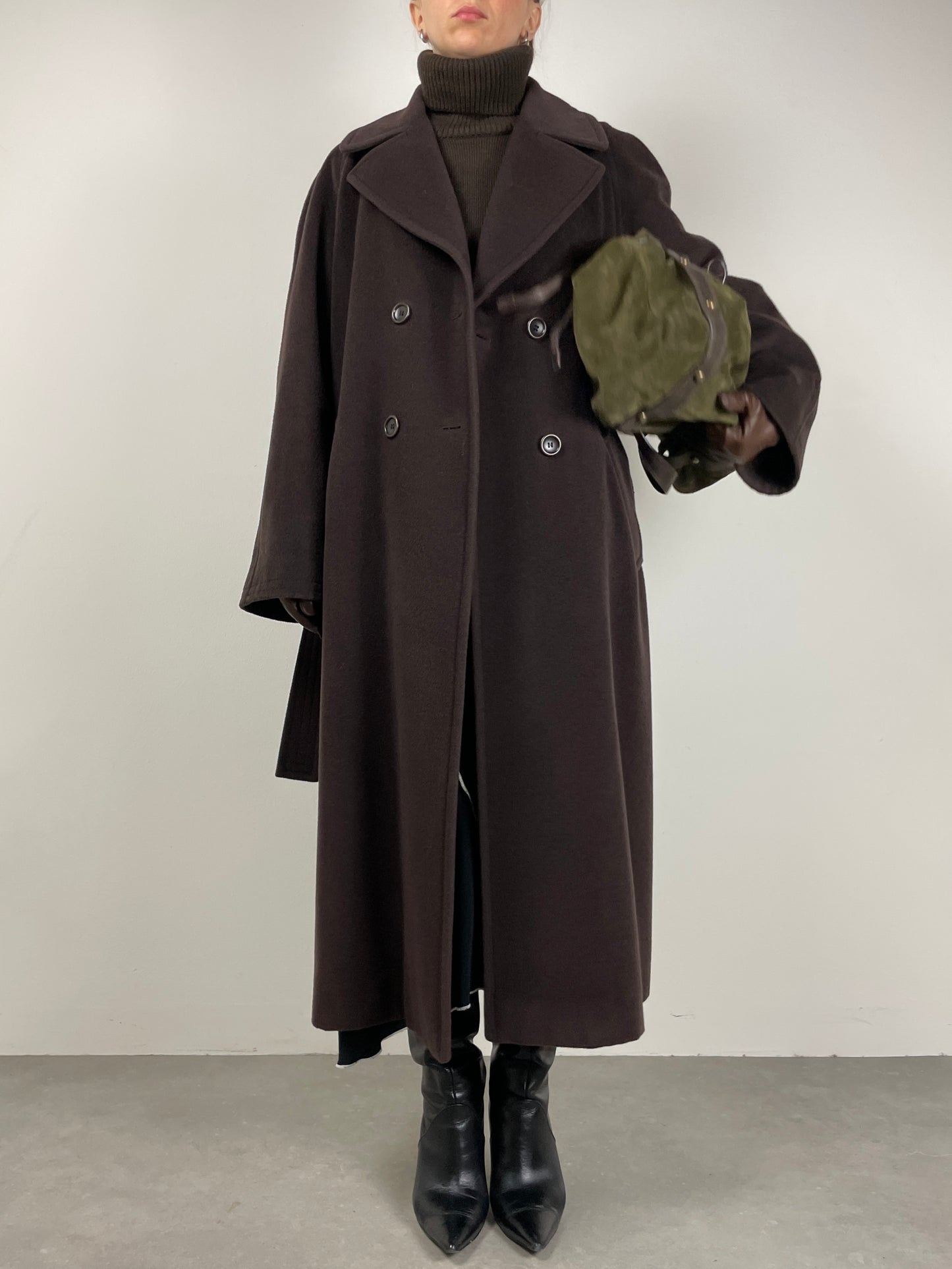Cappotto in lana e cashmere