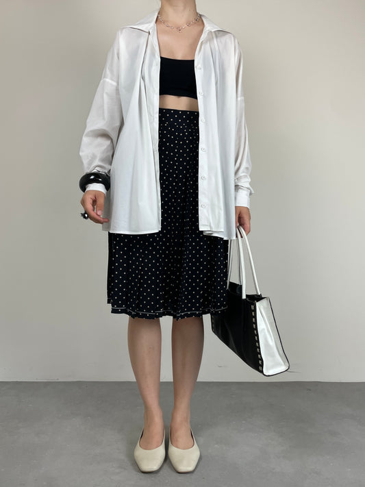 GENNY gonna a pois in 100% seta