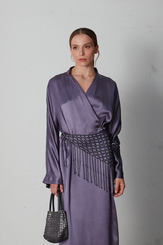 Vestaglia in raso di seta Malizia by La Perla