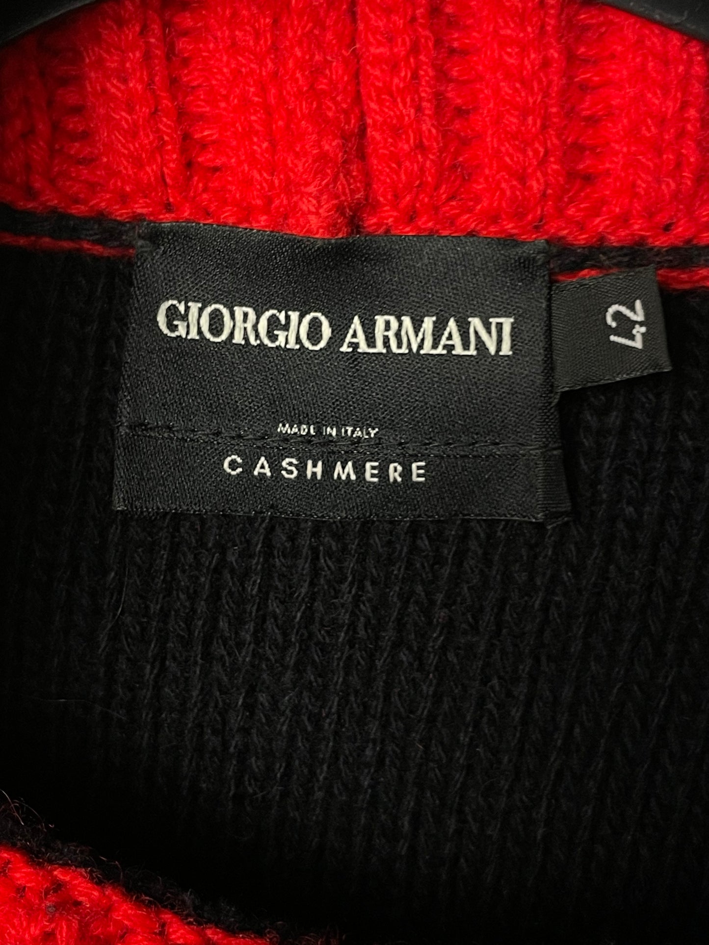 Maglione Giorgio Armani in puro cashmere