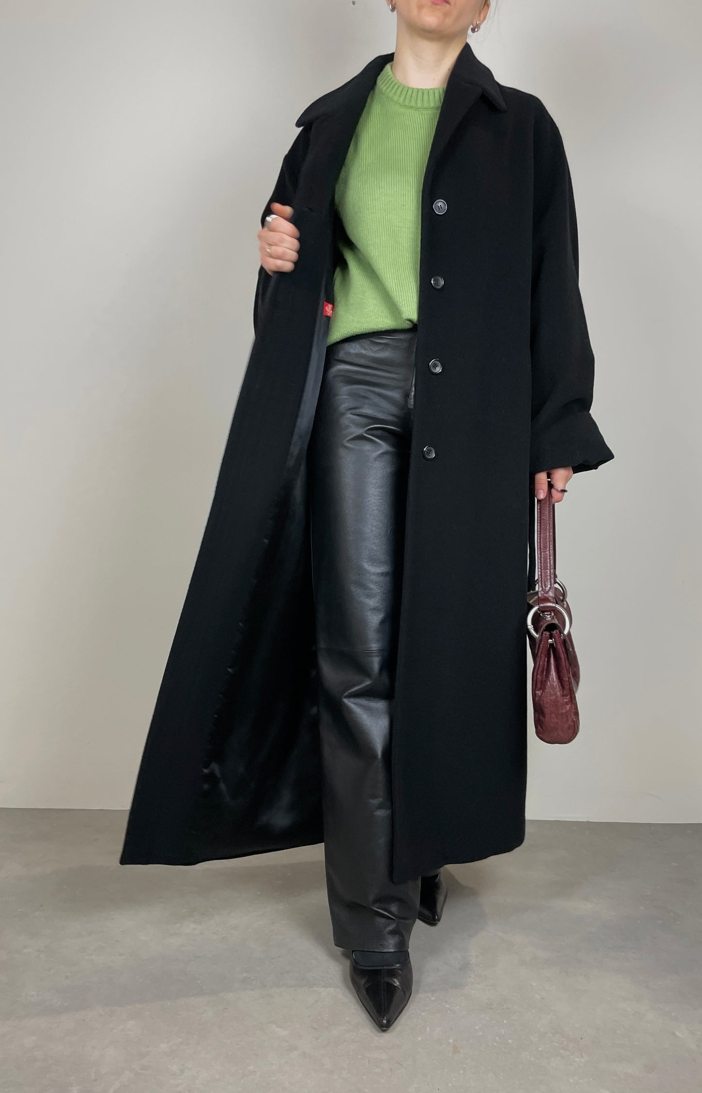 Piacenza Wool and angora coat