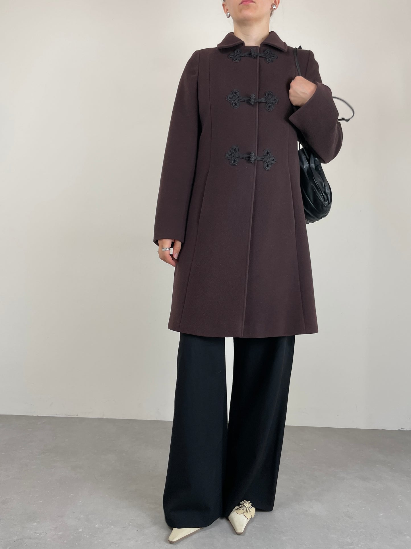 Cappotto VALENTINO in pura lana con alamari