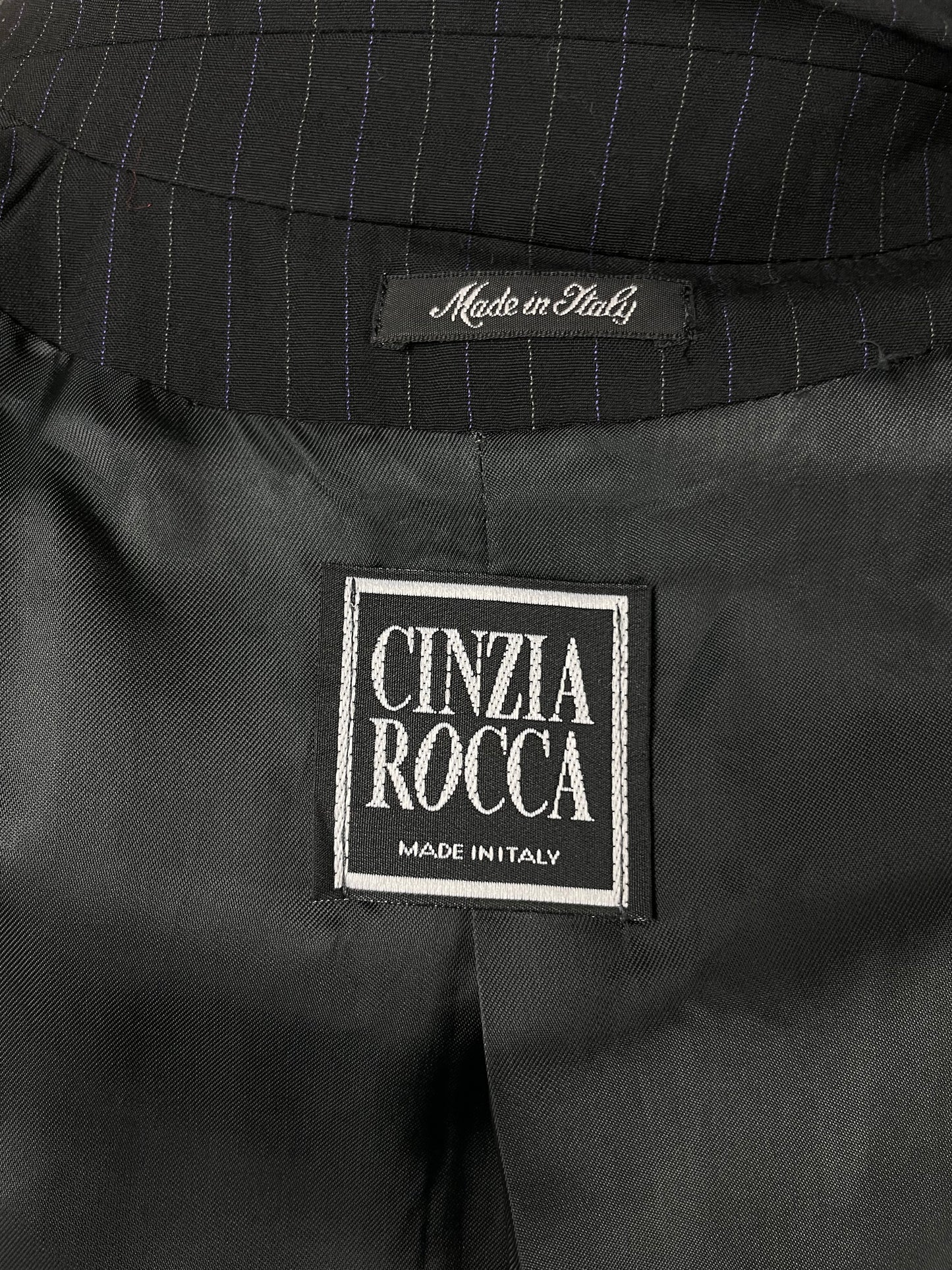 Blazer gessato Cinzia Rocca in pura lana