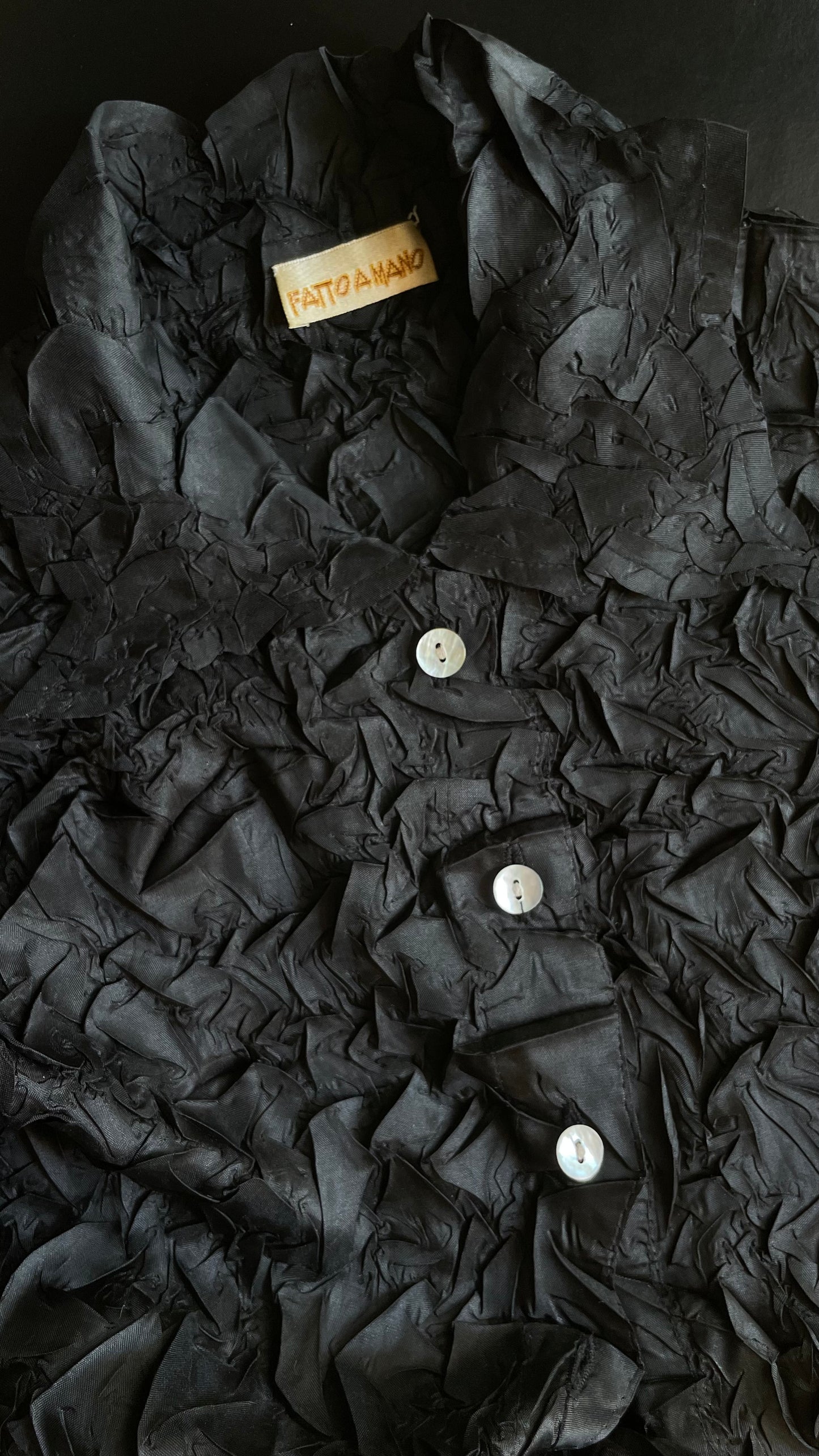 Crinkle handmade shirt