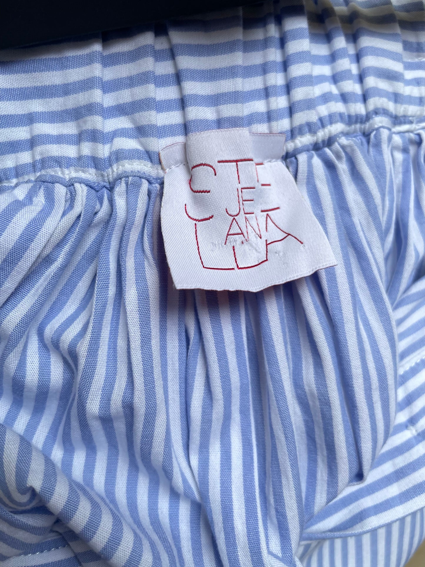 Gonna STELLA JEAN in cotone a righe con ricamo