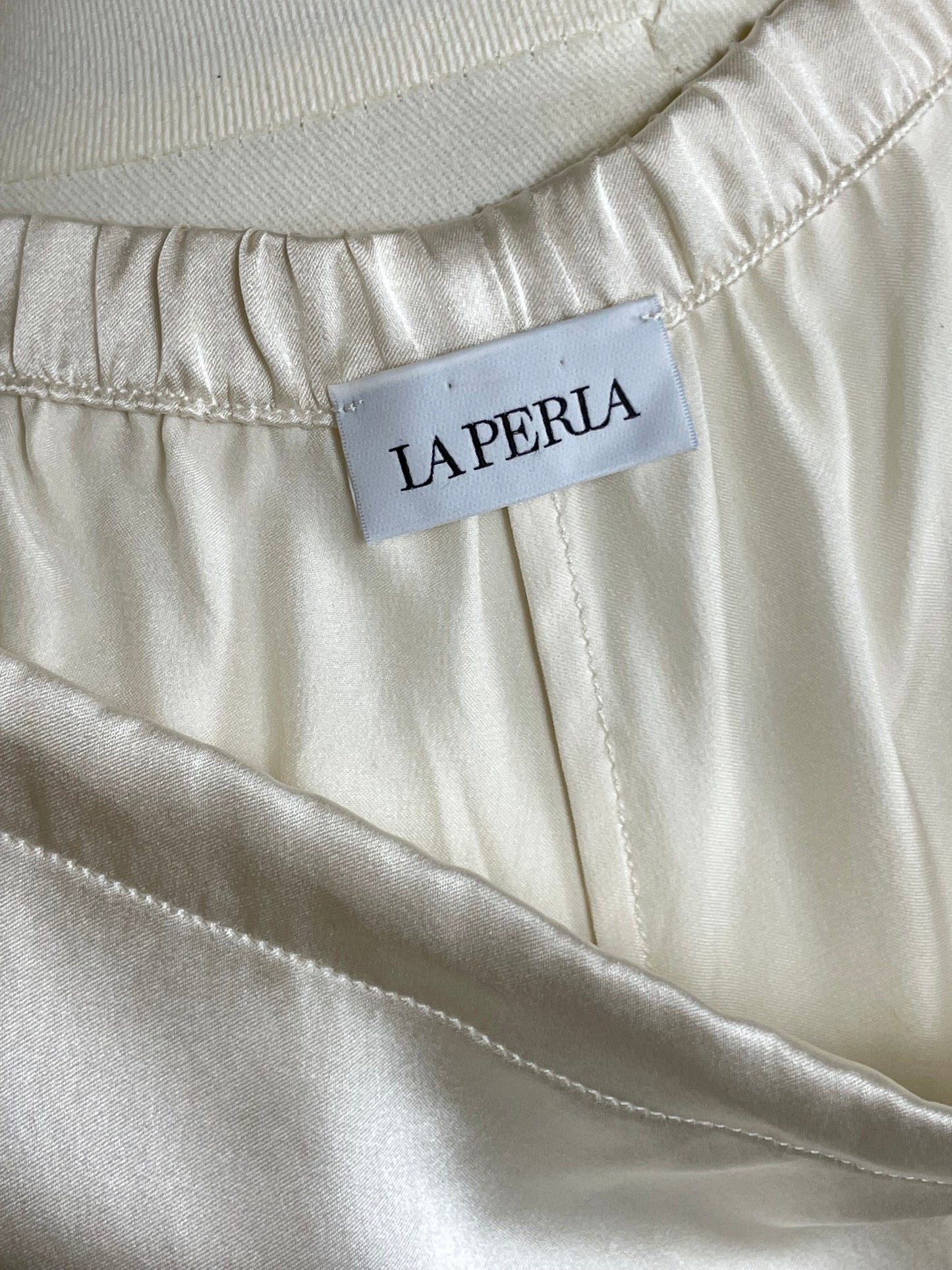 Pantalone in raso di seta La Perla