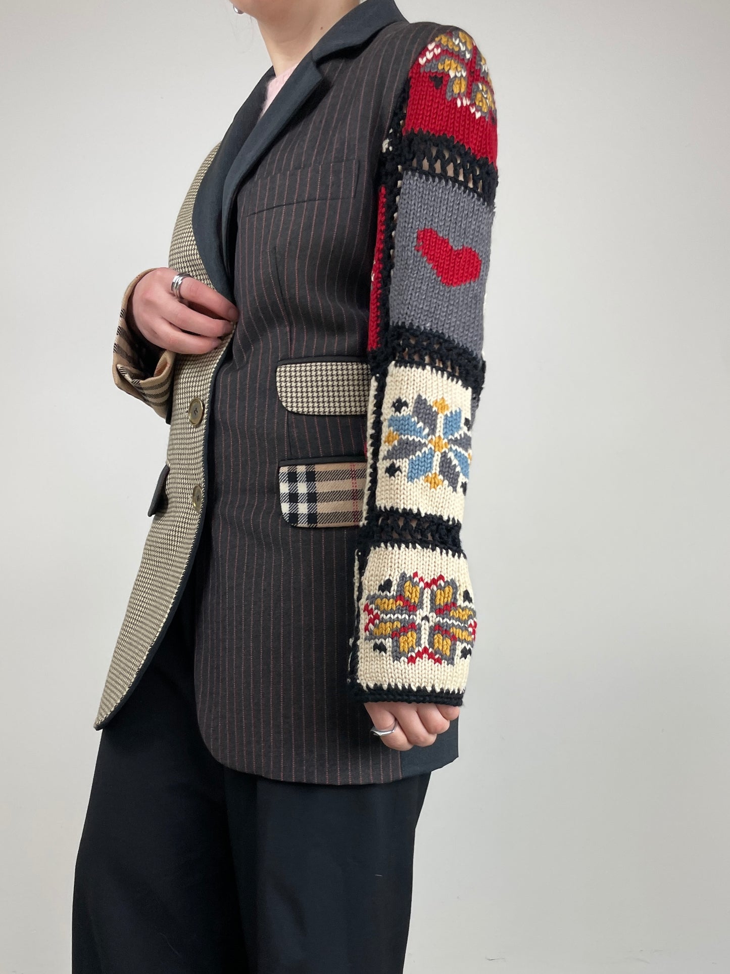 Blazer patchwork MOSCHINO COUTURE