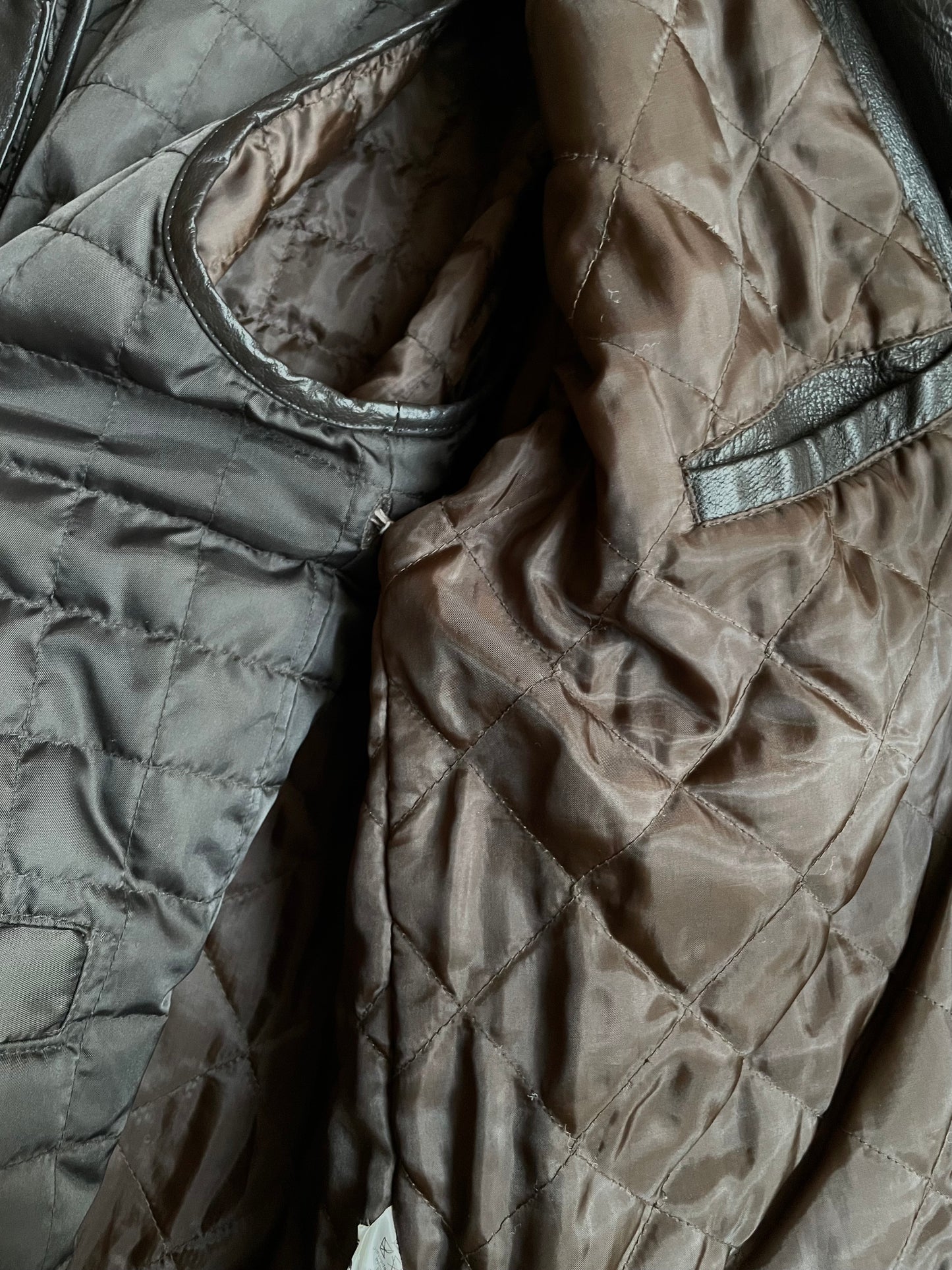 Giacca in vera pelle con gilet interno