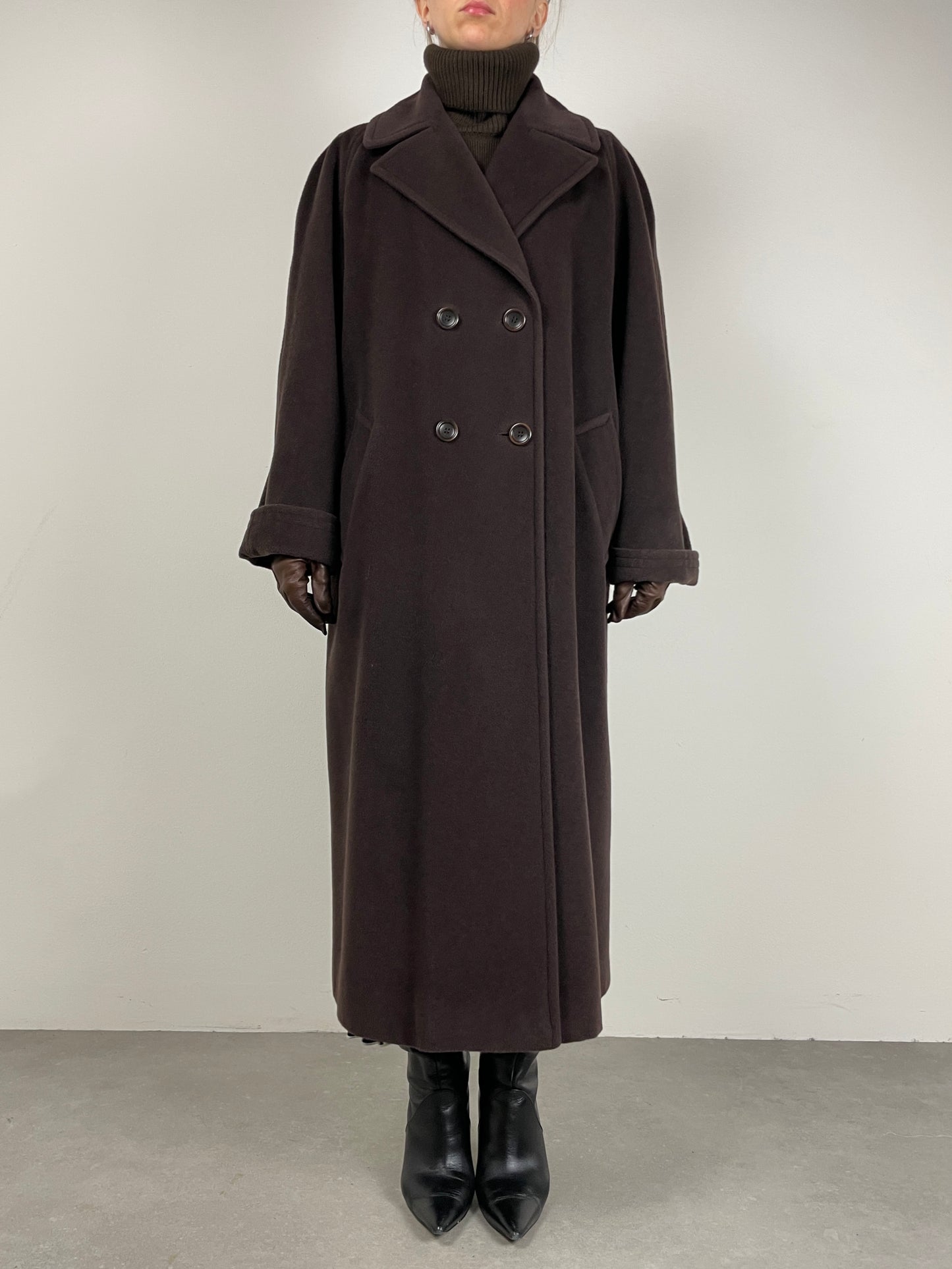 Cappotto in lana e cashmere
