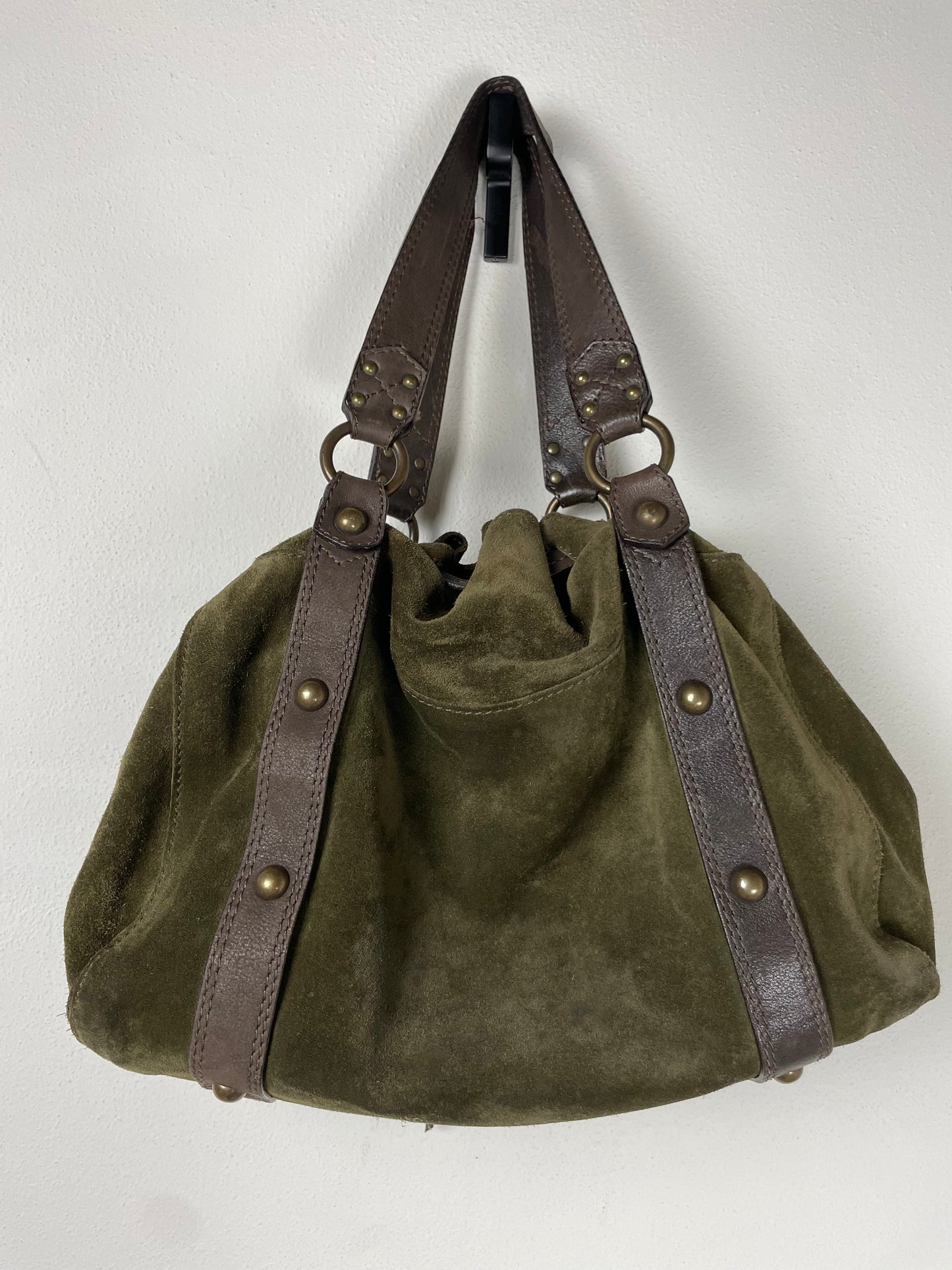 Coccinelle borsa in pelle scamosciata