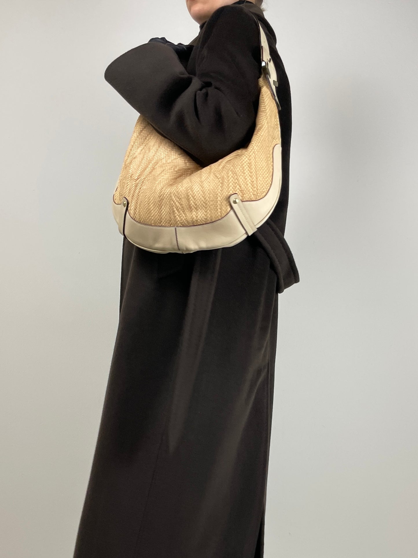Borsa Hobo in vera pelle