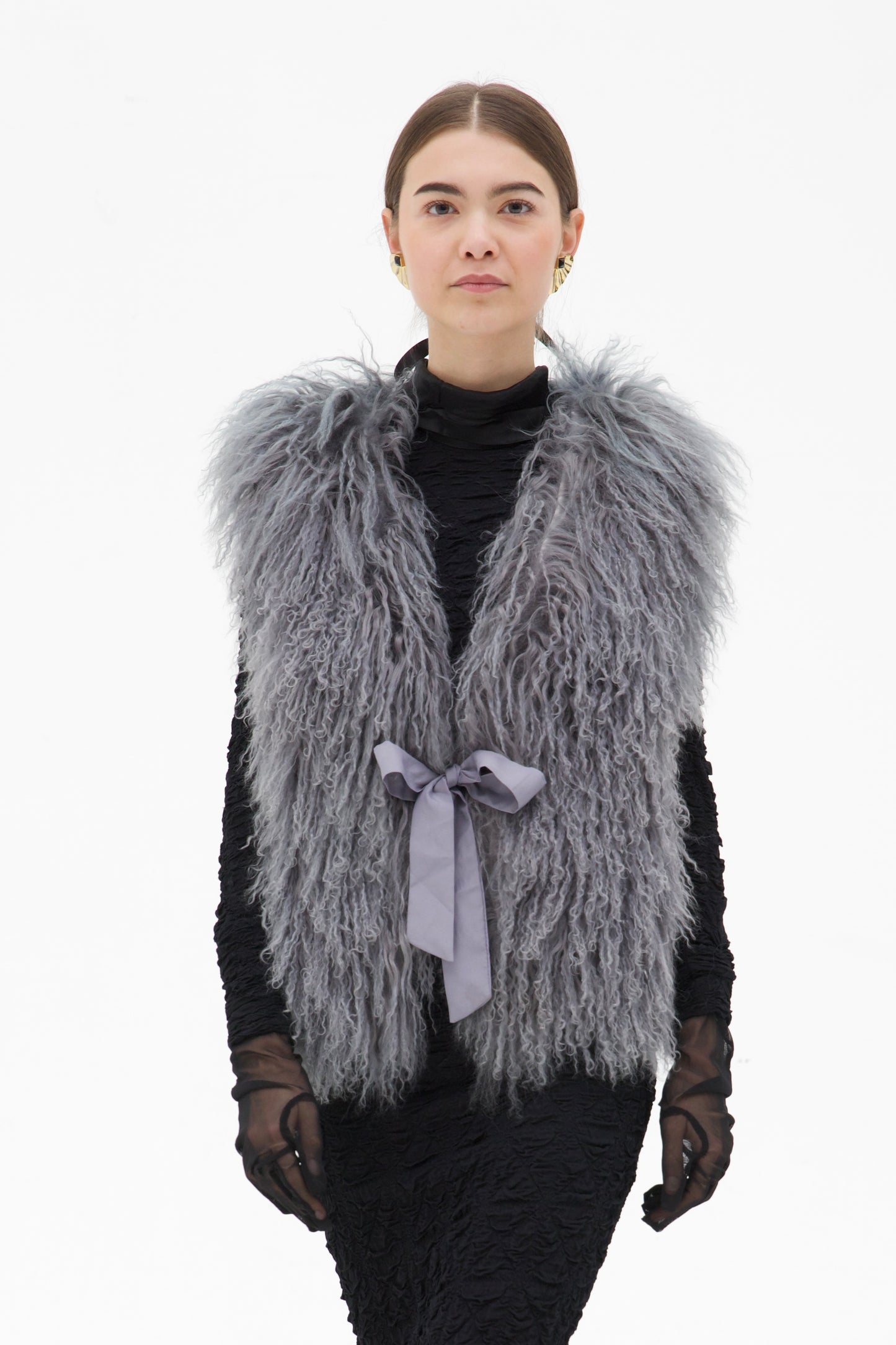 Gilet in vera pelliccia Mongolia