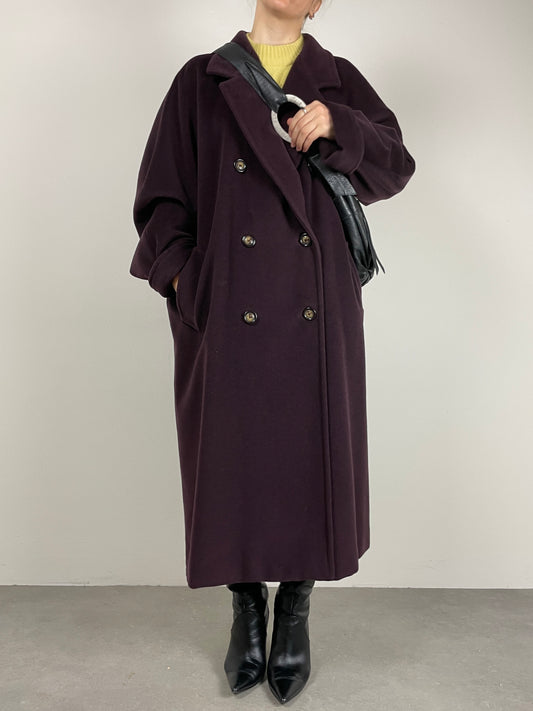 Marina Rinaldi cappotto in lana e cashmere