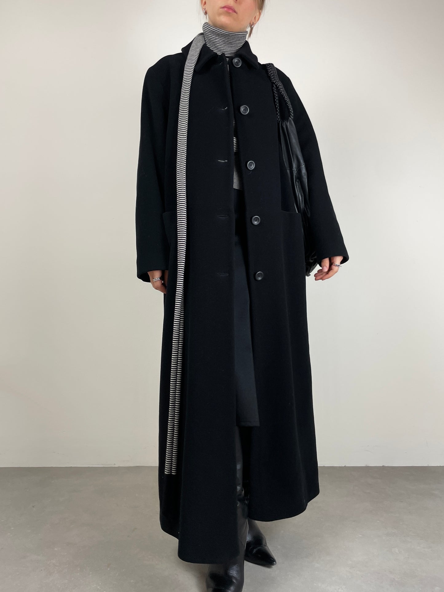 Cappotto in lana e cammello