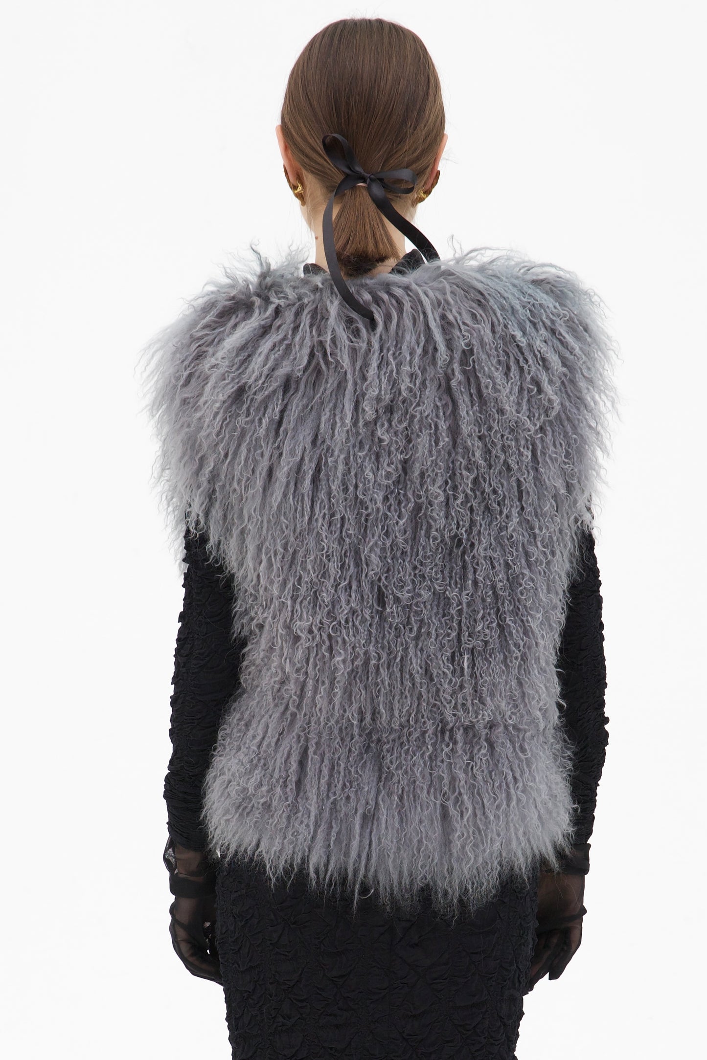 Gilet in vera pelliccia Mongolia