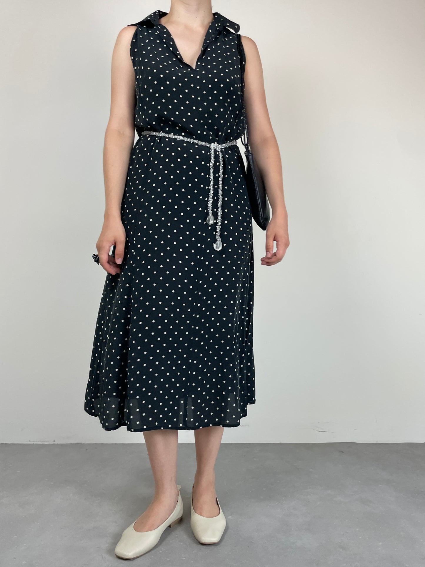 Abito MAX MARA in pura seta a pois