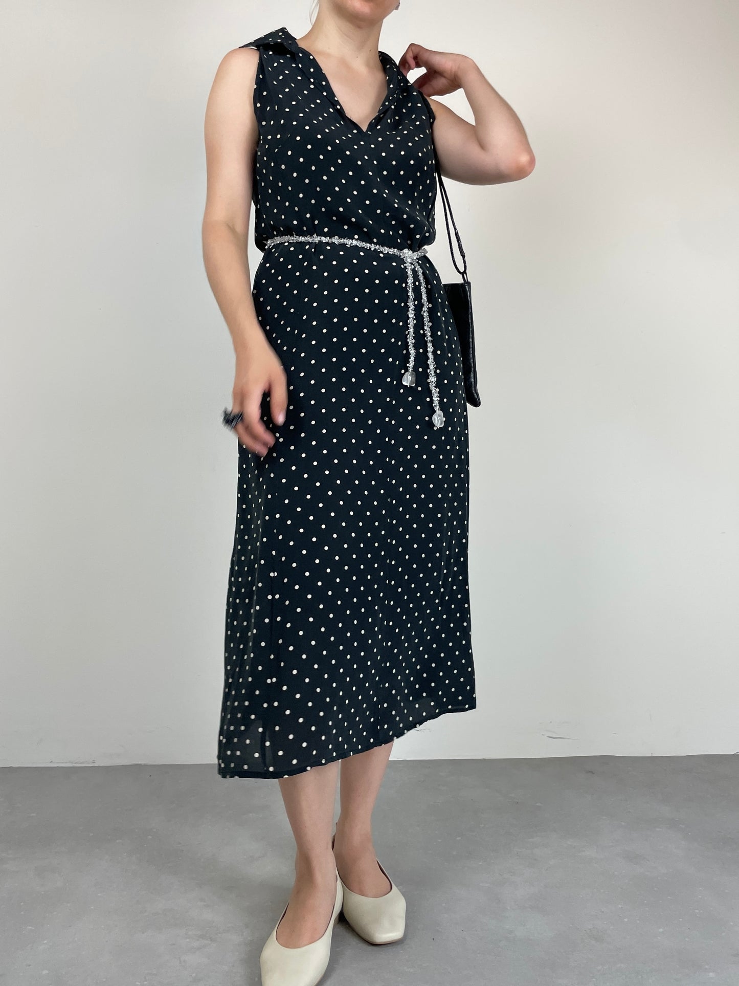 Abito MAX MARA in pura seta a pois
