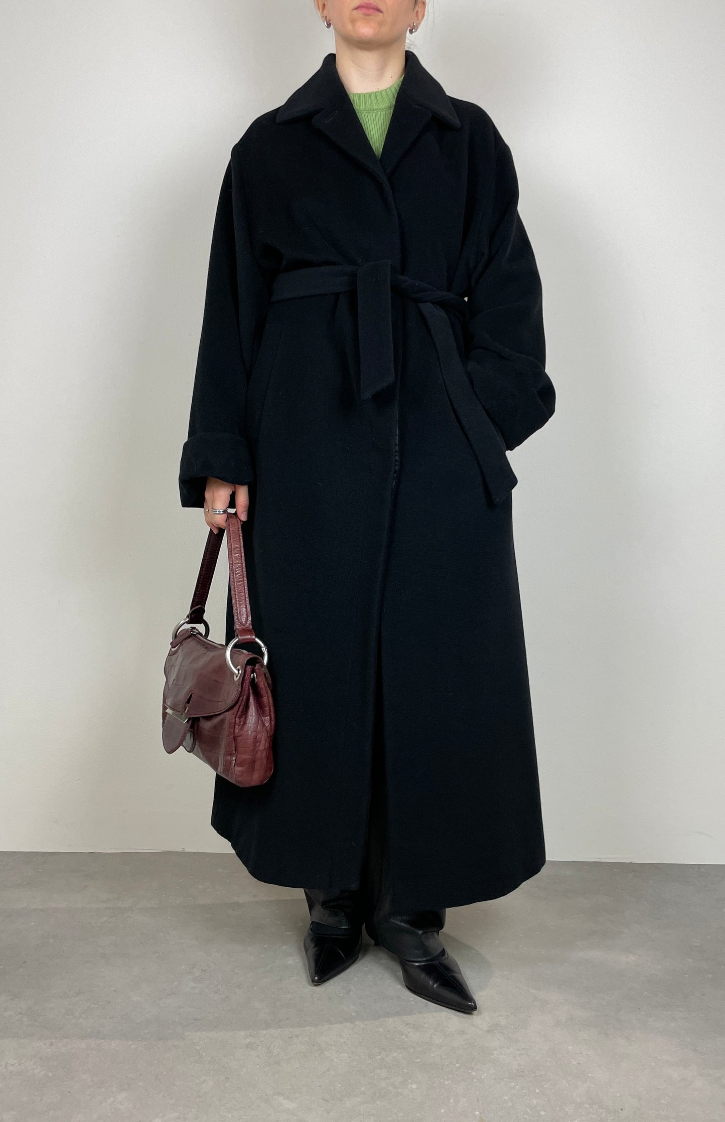 Piacenza Wool and angora coat