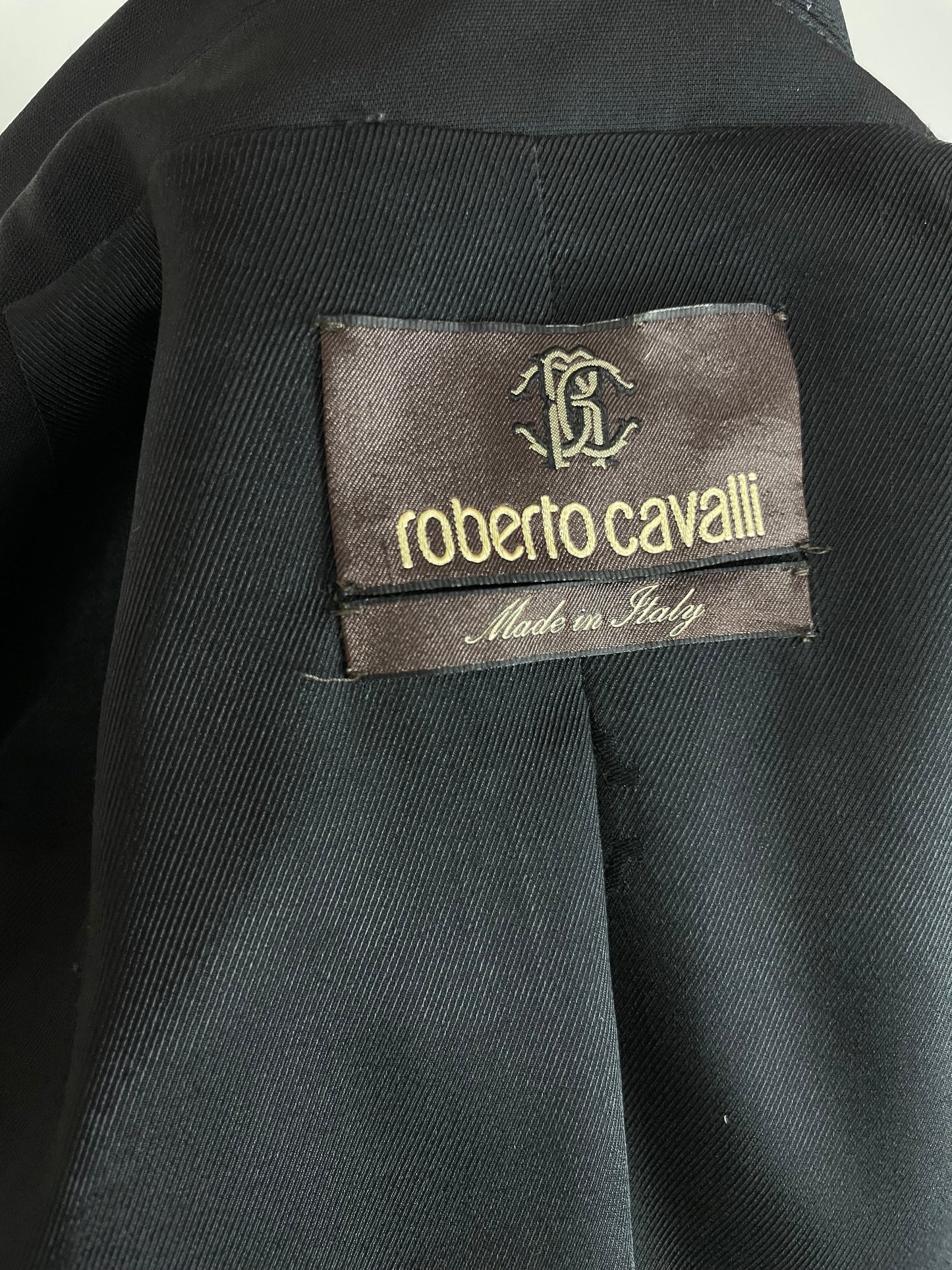 Roberto Cavalli blazer smoking in lana