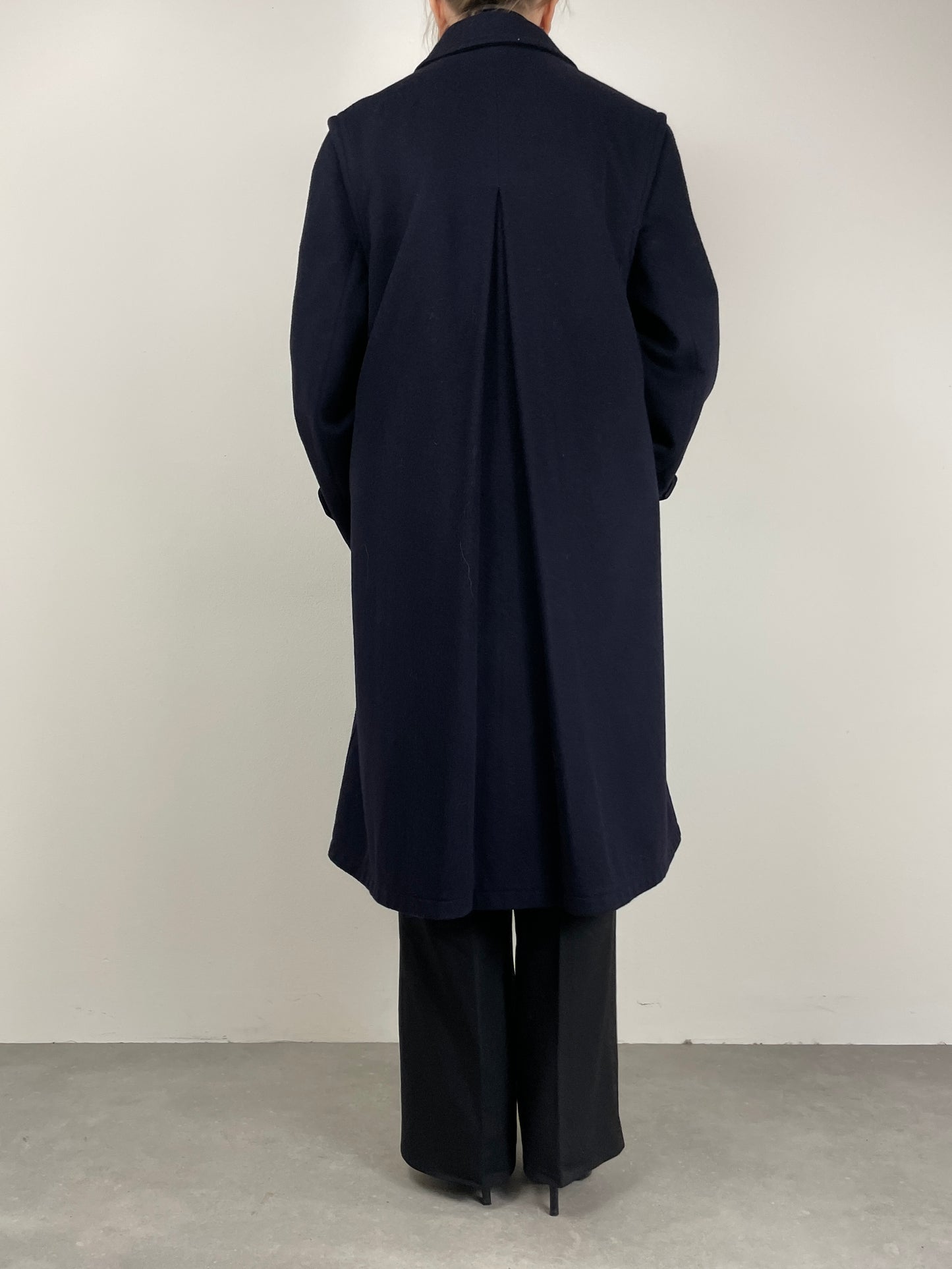 Loden Aquascutum blu in lana e alpaca