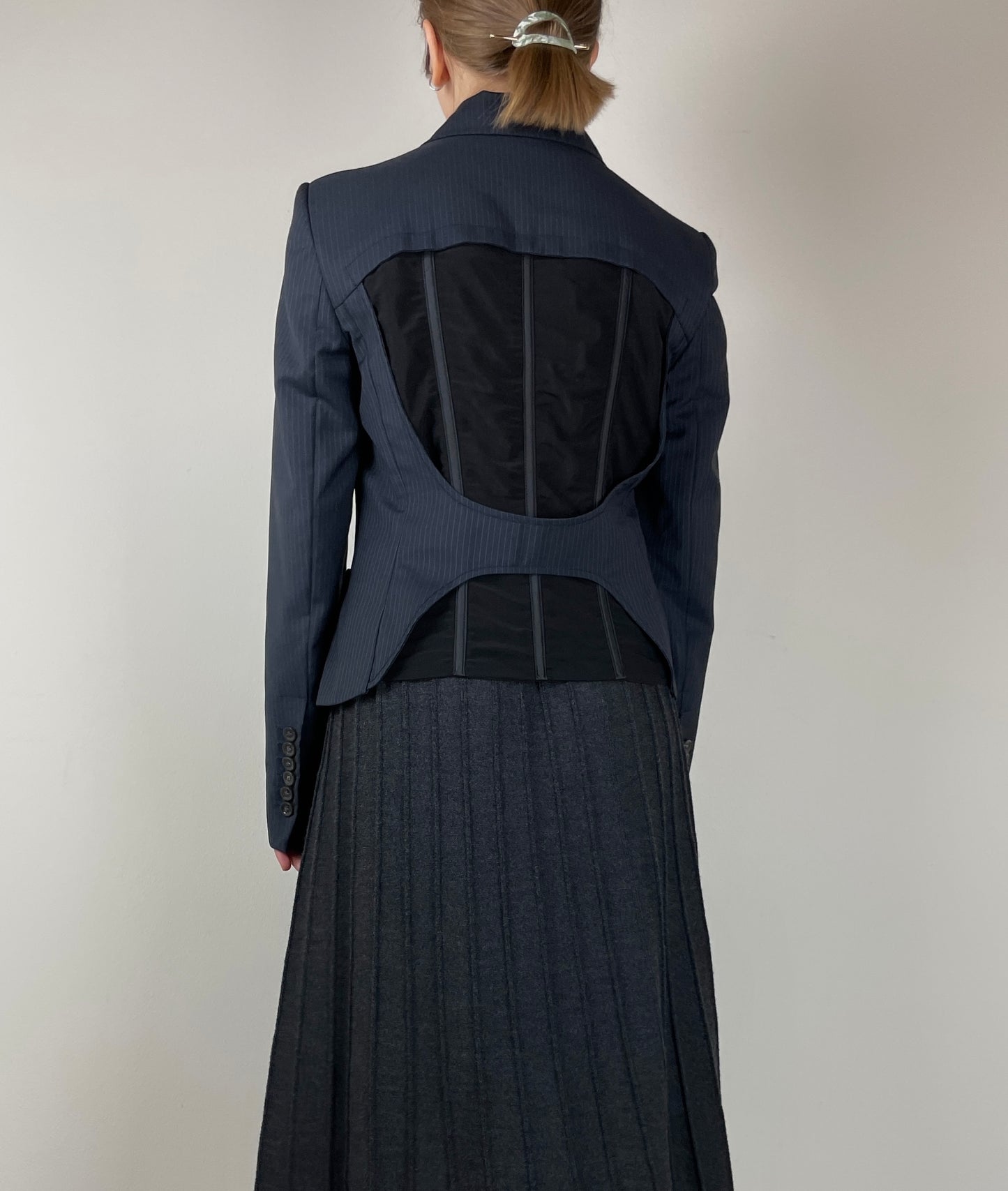 Structured wool blazer