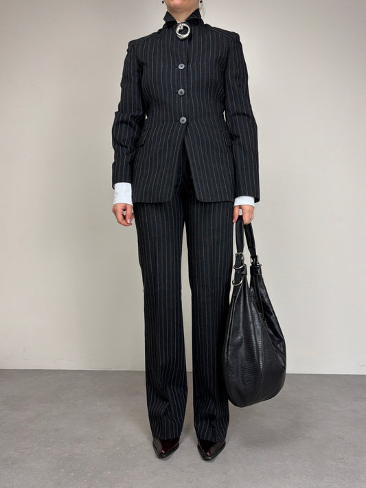 Philosophy di Alberta Ferretti completo in lana gessata