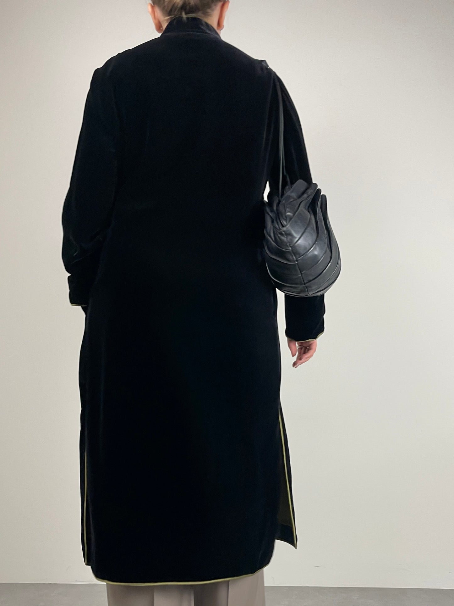 Soprabito vintage stile orientale in velluto