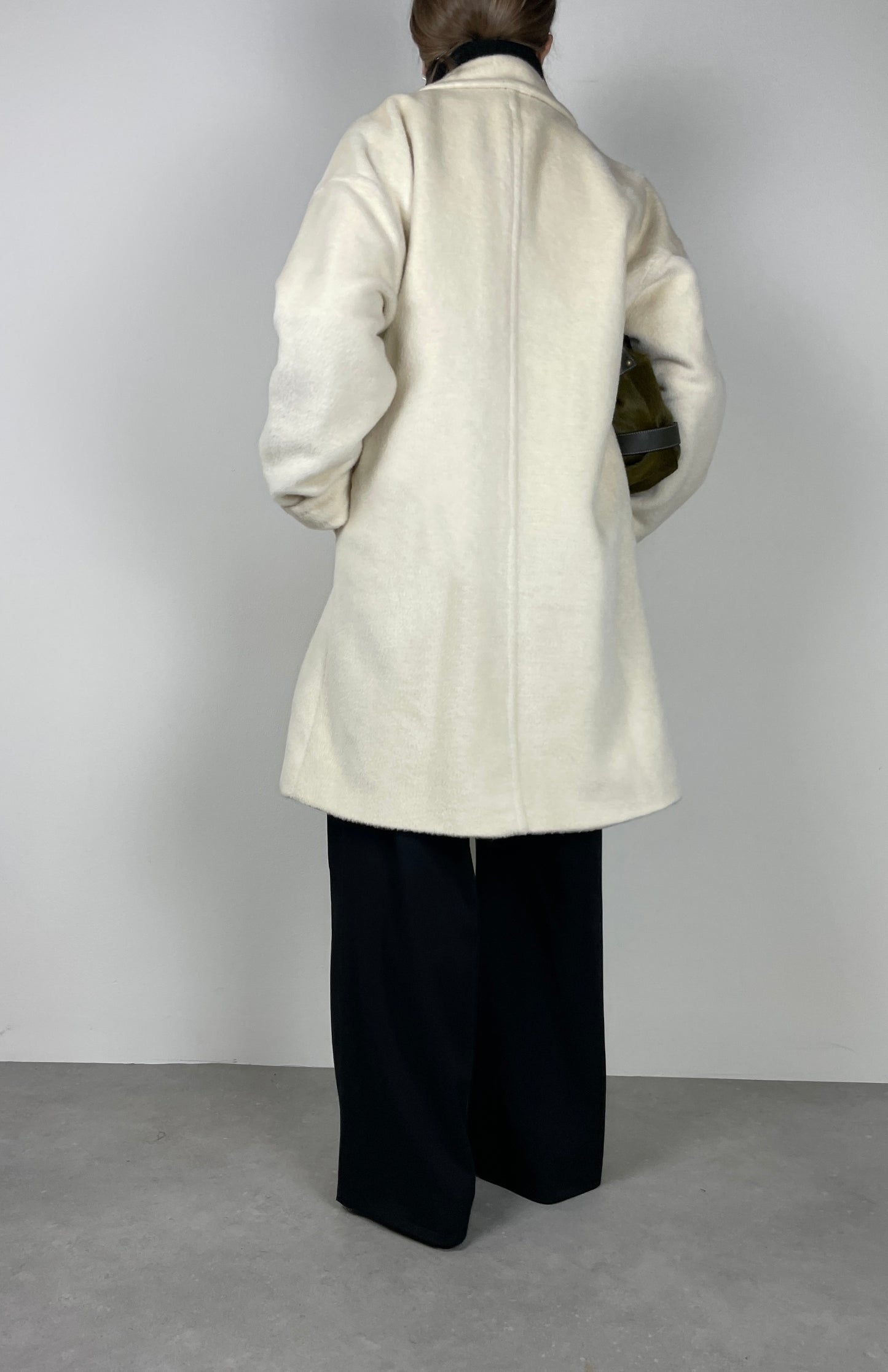 Baby Llama soft wool coat