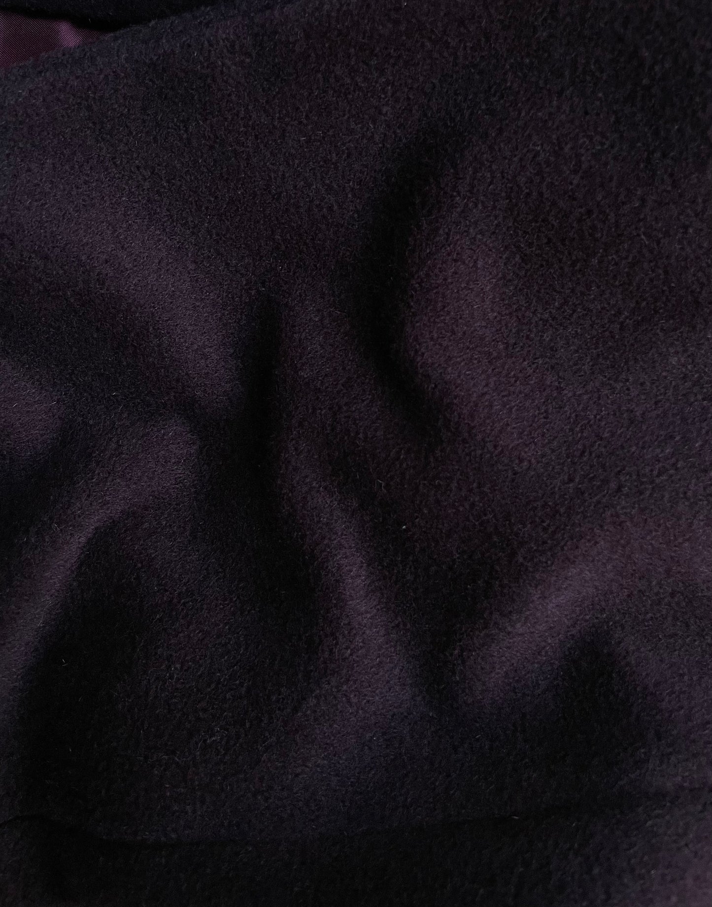 Wool and mohair soft coat