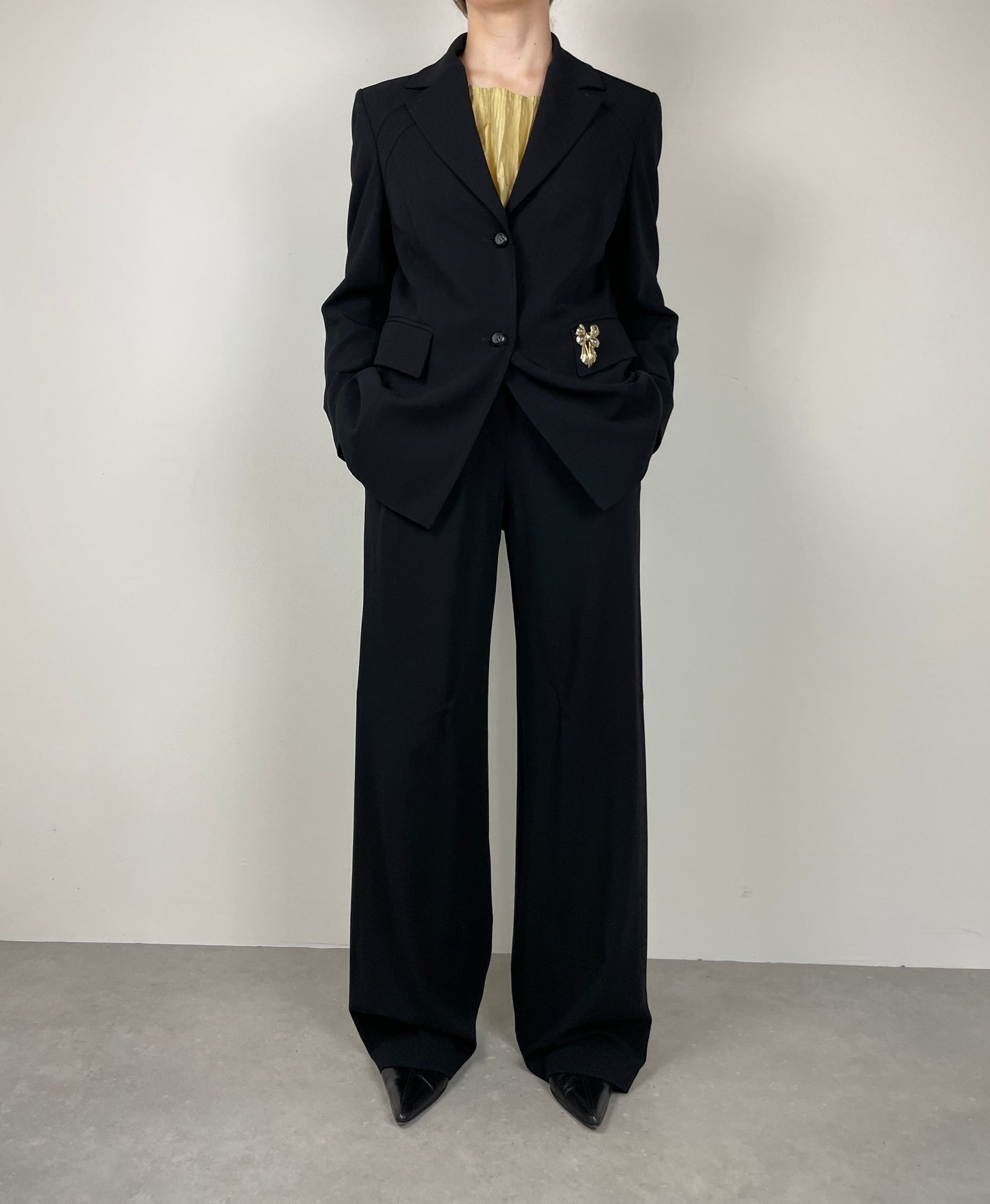 Wool black suit