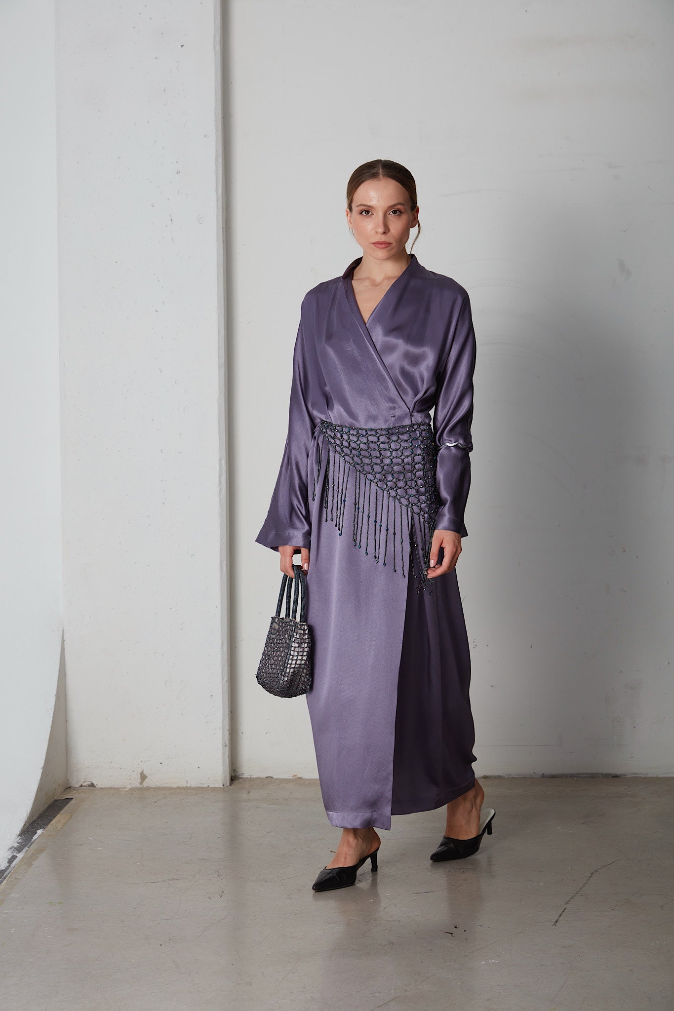 Vestaglia in raso di seta Malizia by La Perla
