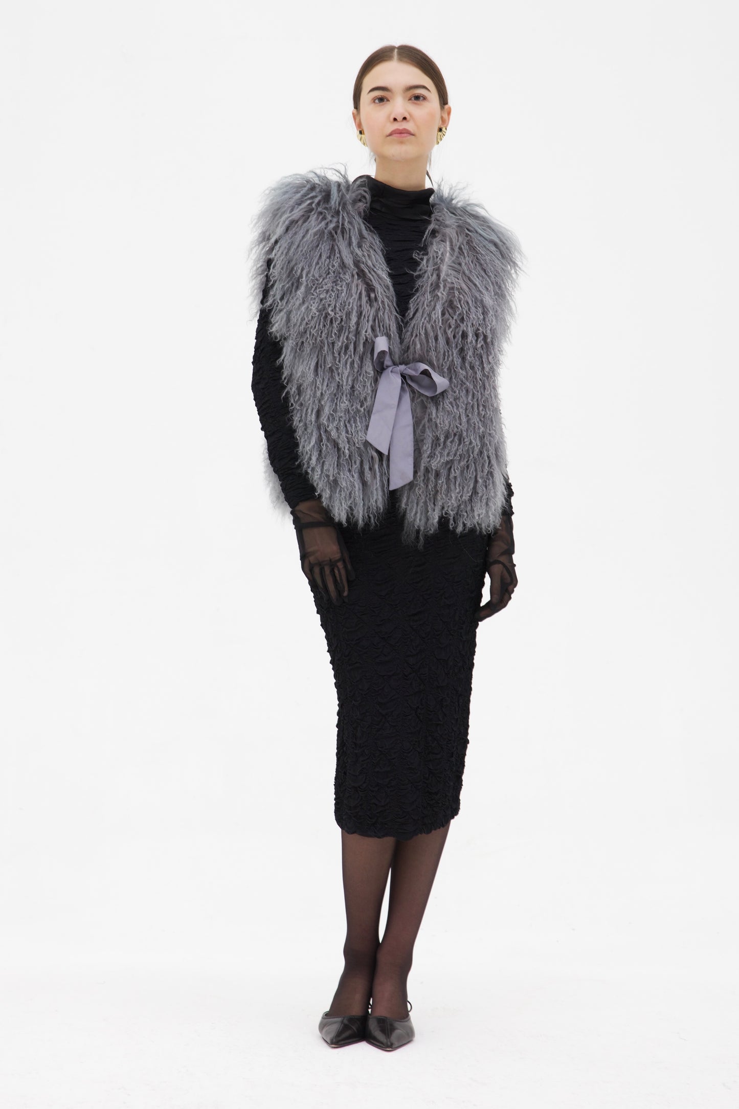Gilet in vera pelliccia Mongolia