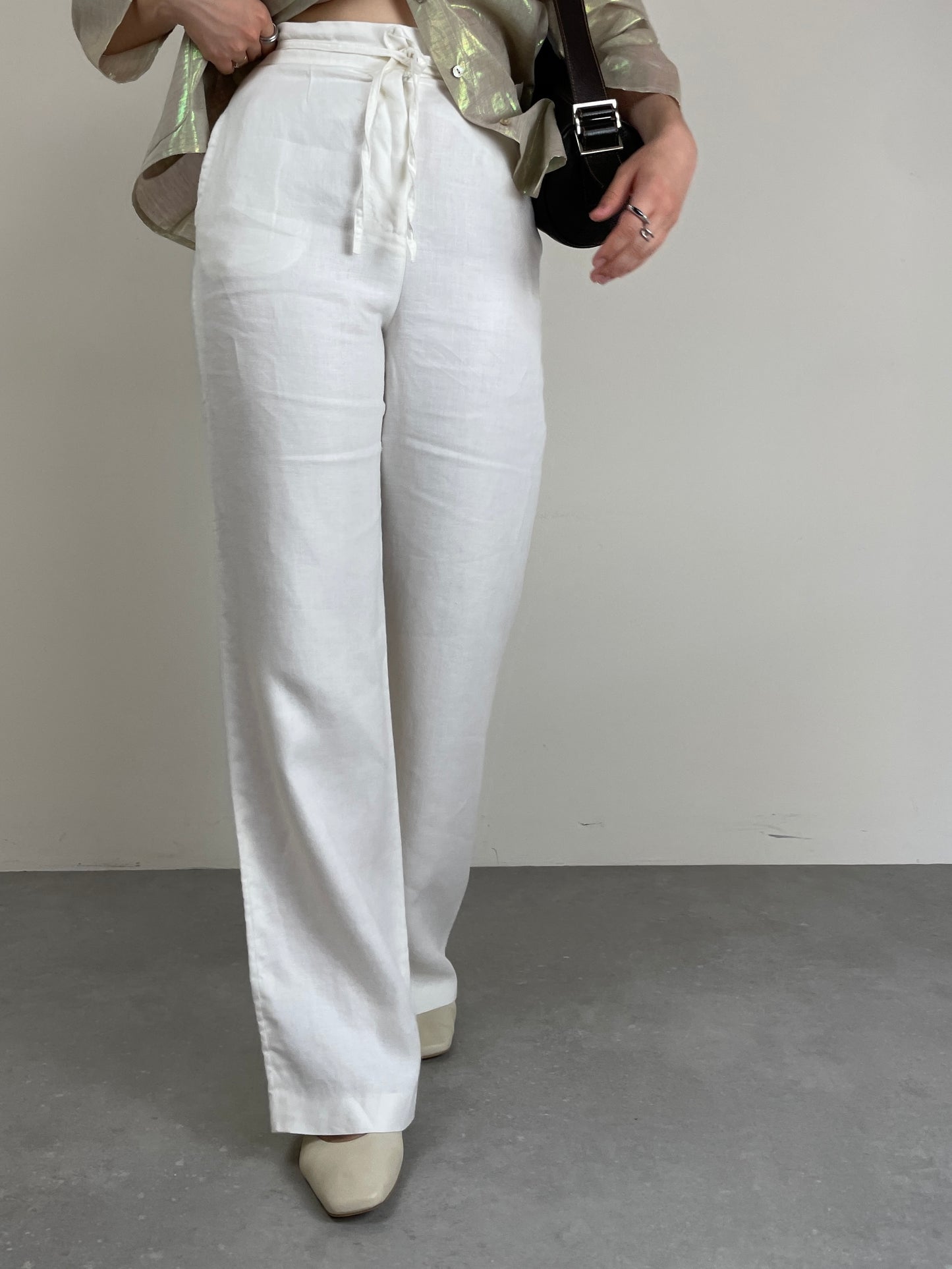 Pantalone Max Mara in puro lino