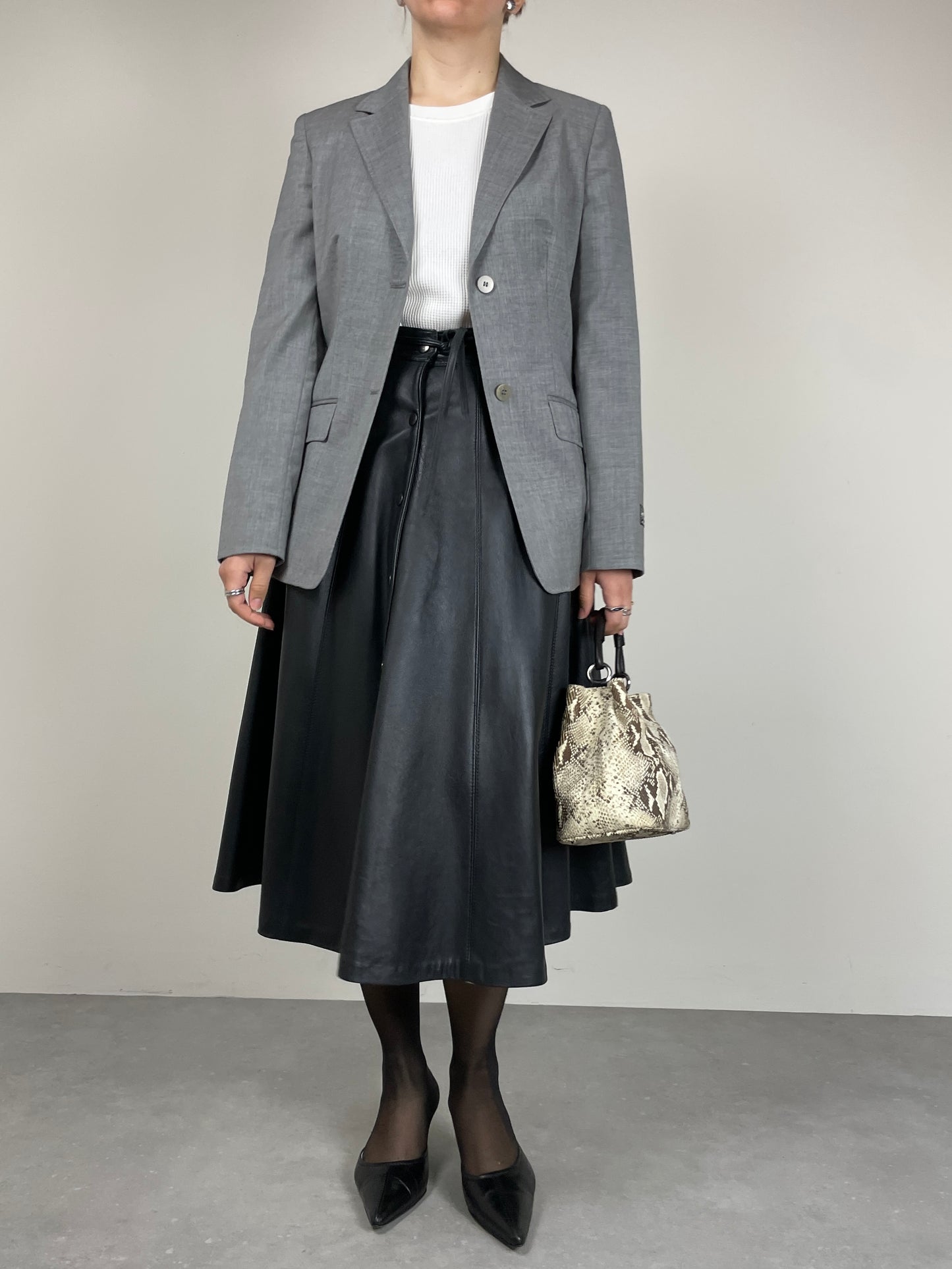 Blazer vintage in fresco di lana