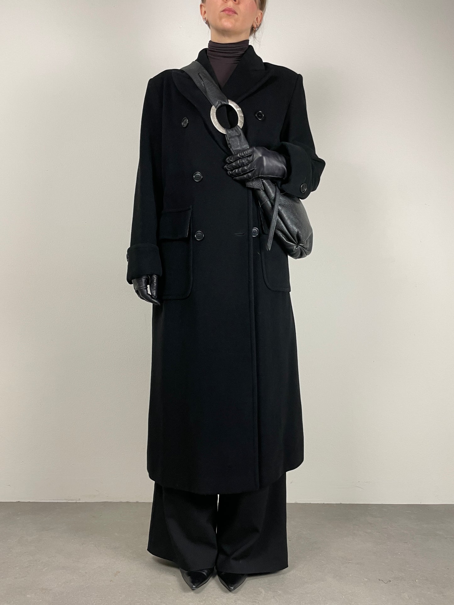 Cappotto vintage Made in Italy nero