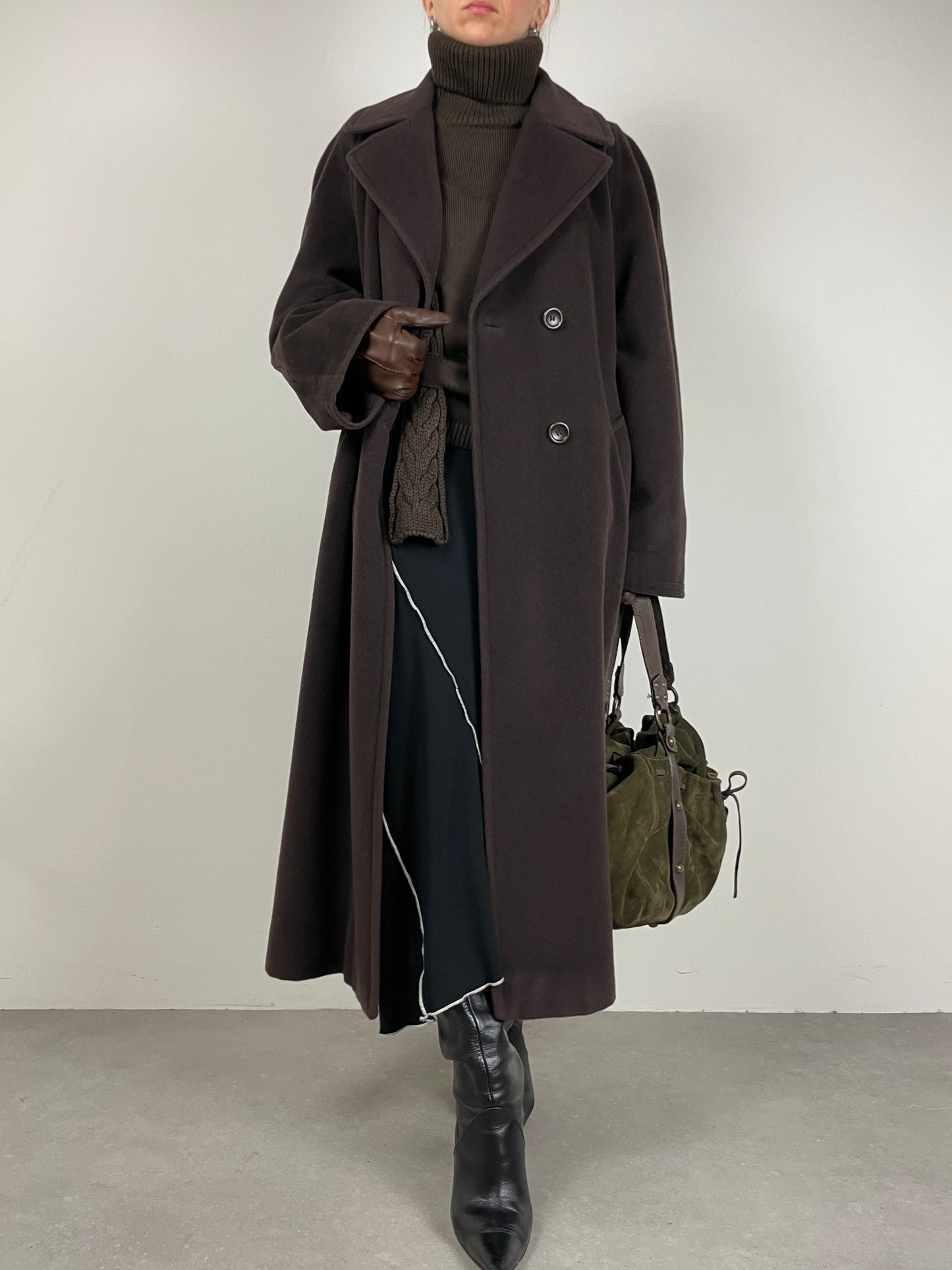Cappotto in lana e cashmere