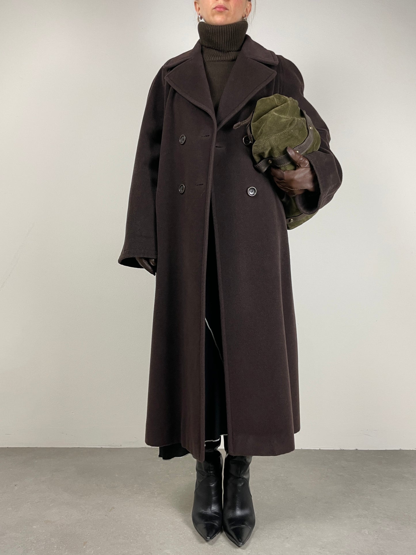 Cappotto in lana e cashmere