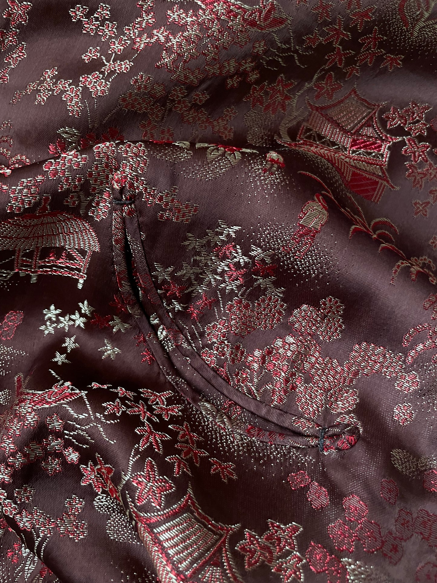 Giacca sartoriale in jacquard a fantasia orientale