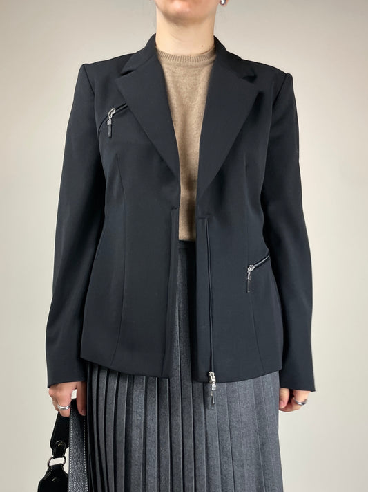 Blazer Montana in misto lana con zip